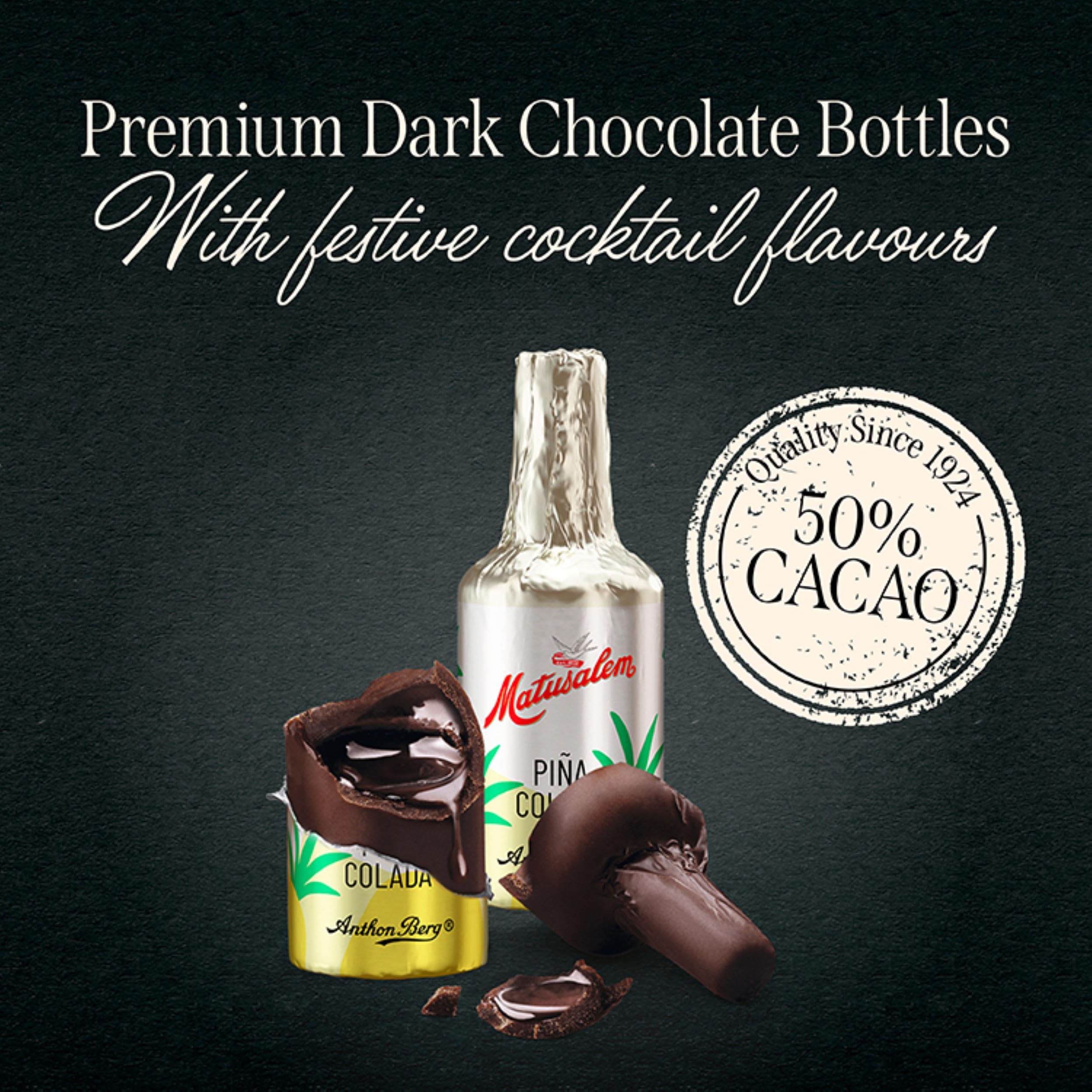 Anthon Berg 12 Dark Chocolate Cocktails with Famous Spirits Liqueurs 13