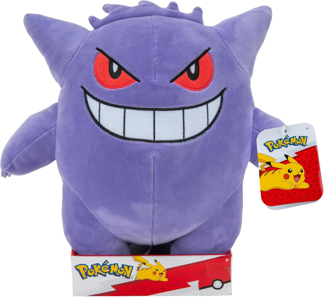 Pokémon Gengar Plush - 12-Inch Soft Stuffed Toy for Kids & Collectors