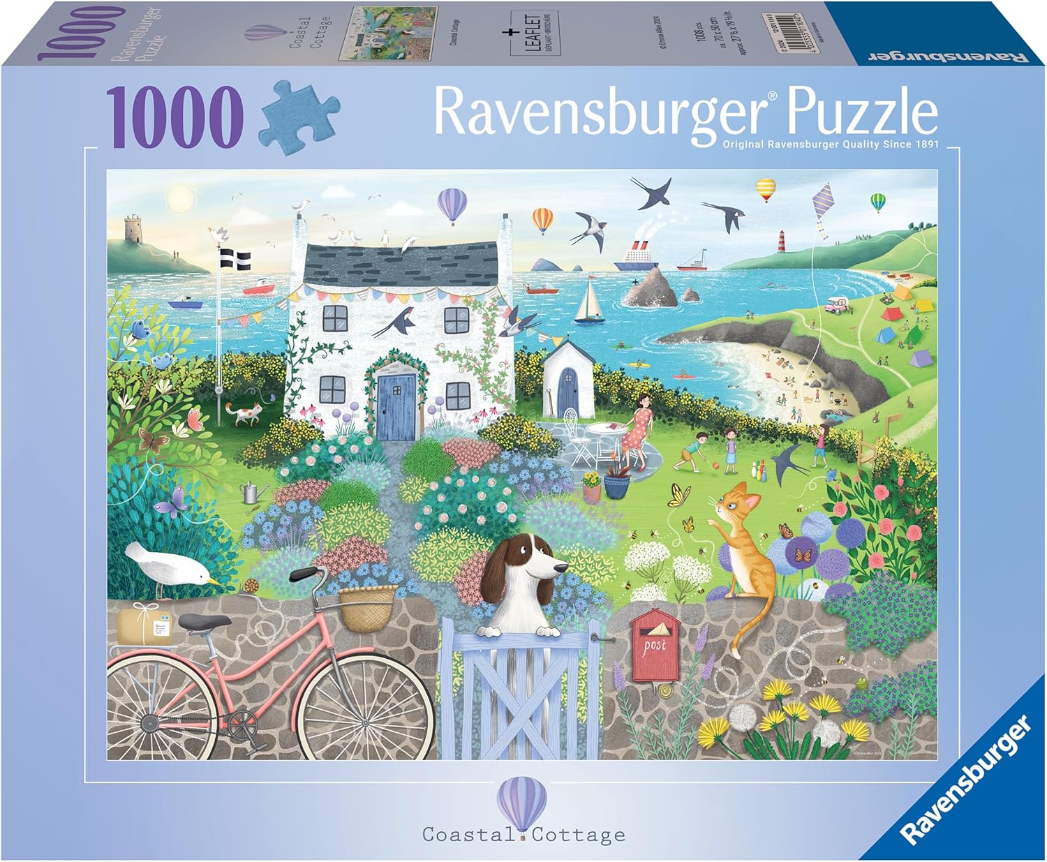 Ravensburger Coastal Cottage 1000 Piece Jigsaw Puzzle 5