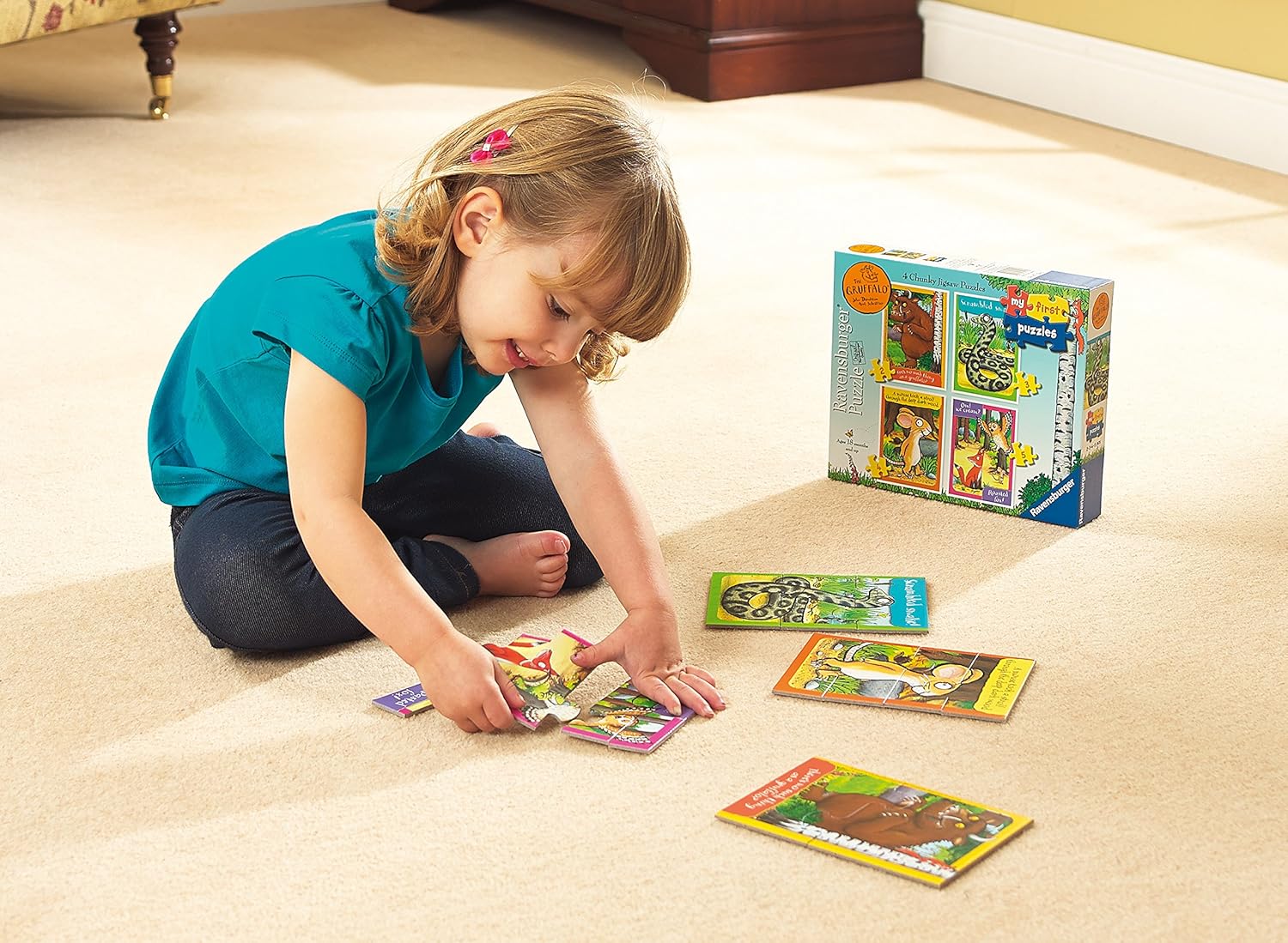 Ravensburger The Gruffalo My First Jigsaw Puzzles - 2, 3, 4 & 5 Piece Puzzles for Toddlers 7