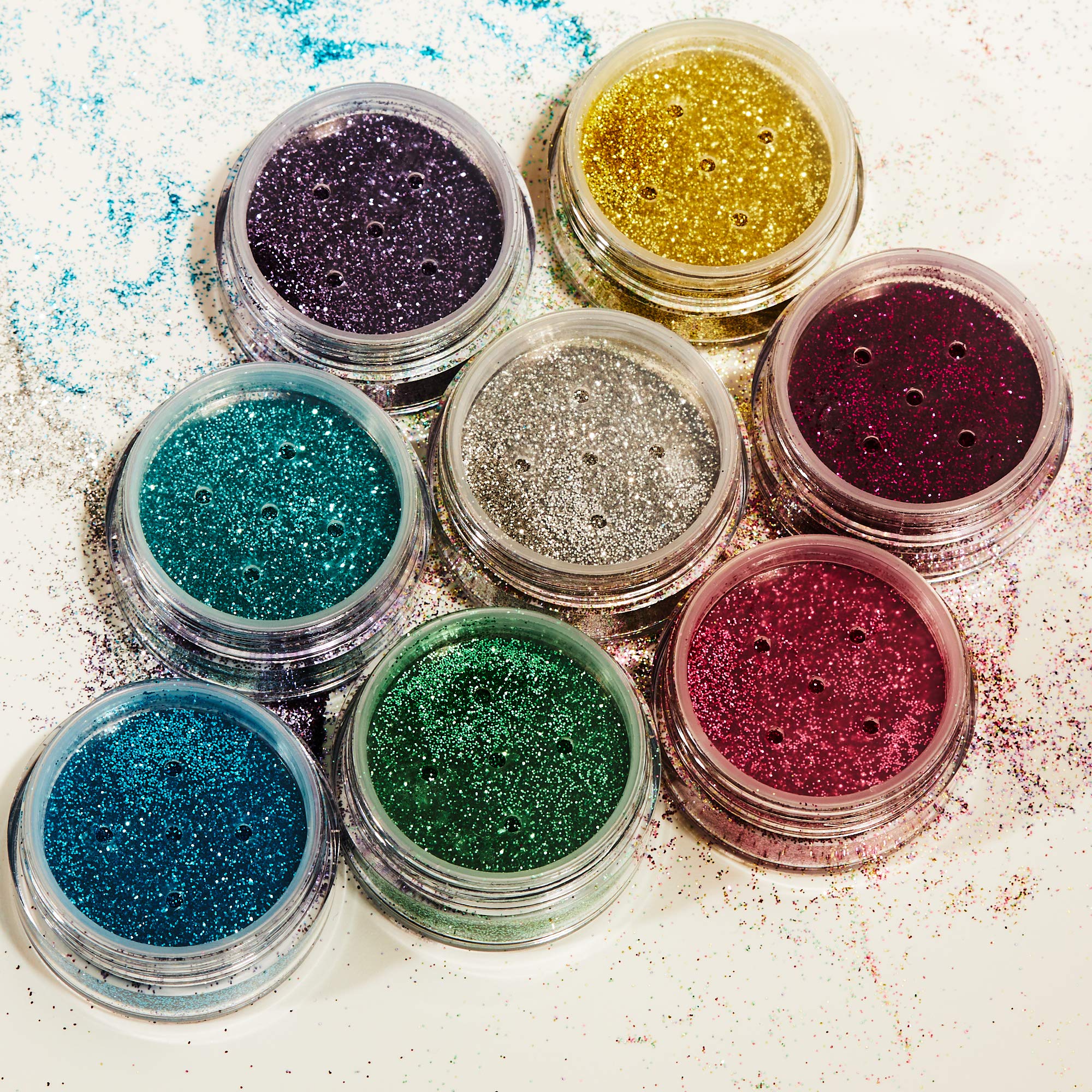 Moon Glitter - Biodegradable Eco Glitter Shaker (5g) - Green Cosmetic Bio Glitter for Face, Body, Hair, Nails 3