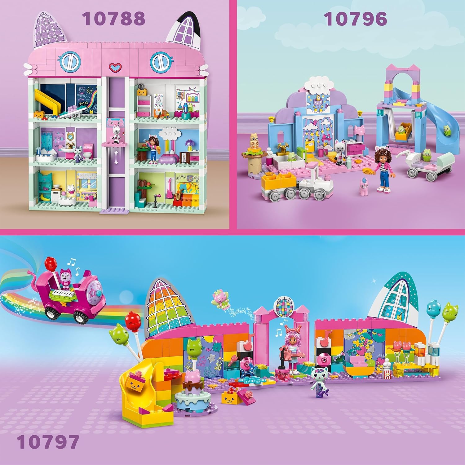 LEGO Gabby’s Dollhouse Crafting with Baby Box Building Set for Kids 4+ 6