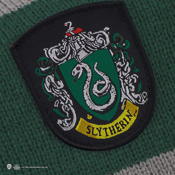 Harry Potter - Slytherin Shield and Fringe Scarf (Accessory)