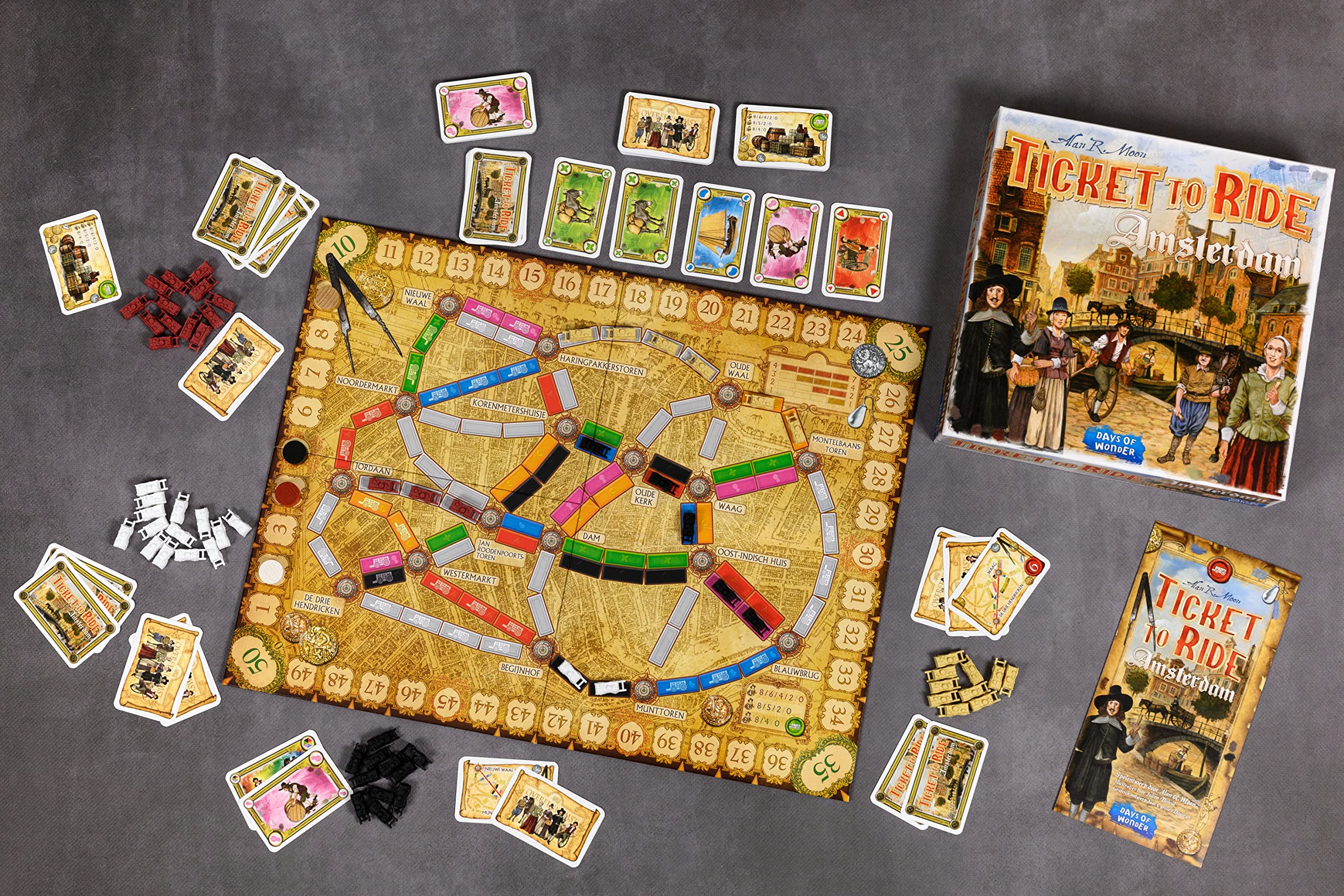 Days of Wonder Ticket to Ride Amsterdam Board Game 8