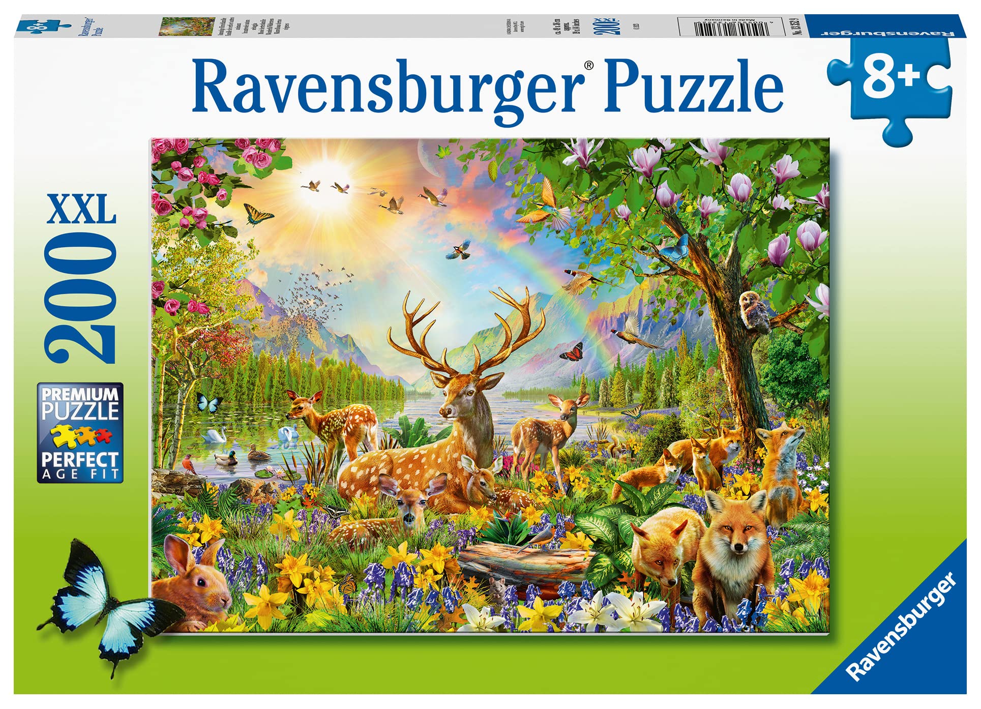 Ravensburger Wonderful Wilderness Jigsaw Puzzle - 200 Pieces | Kids Age 8+ | 49 x 36cm