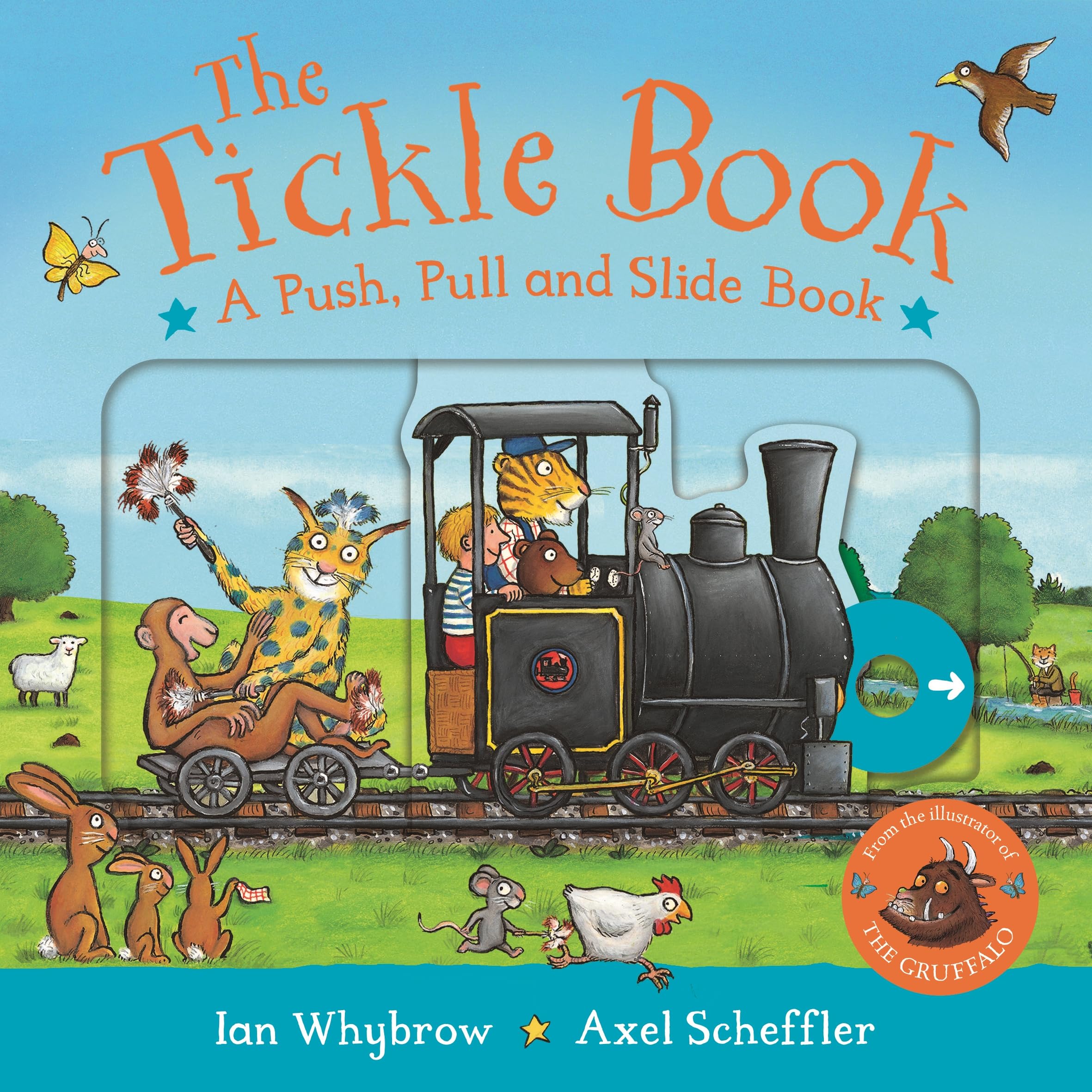 MACMILLAN The Tickle Book: A Push Pull and Slide Book by Ian Whybrow | Board Book