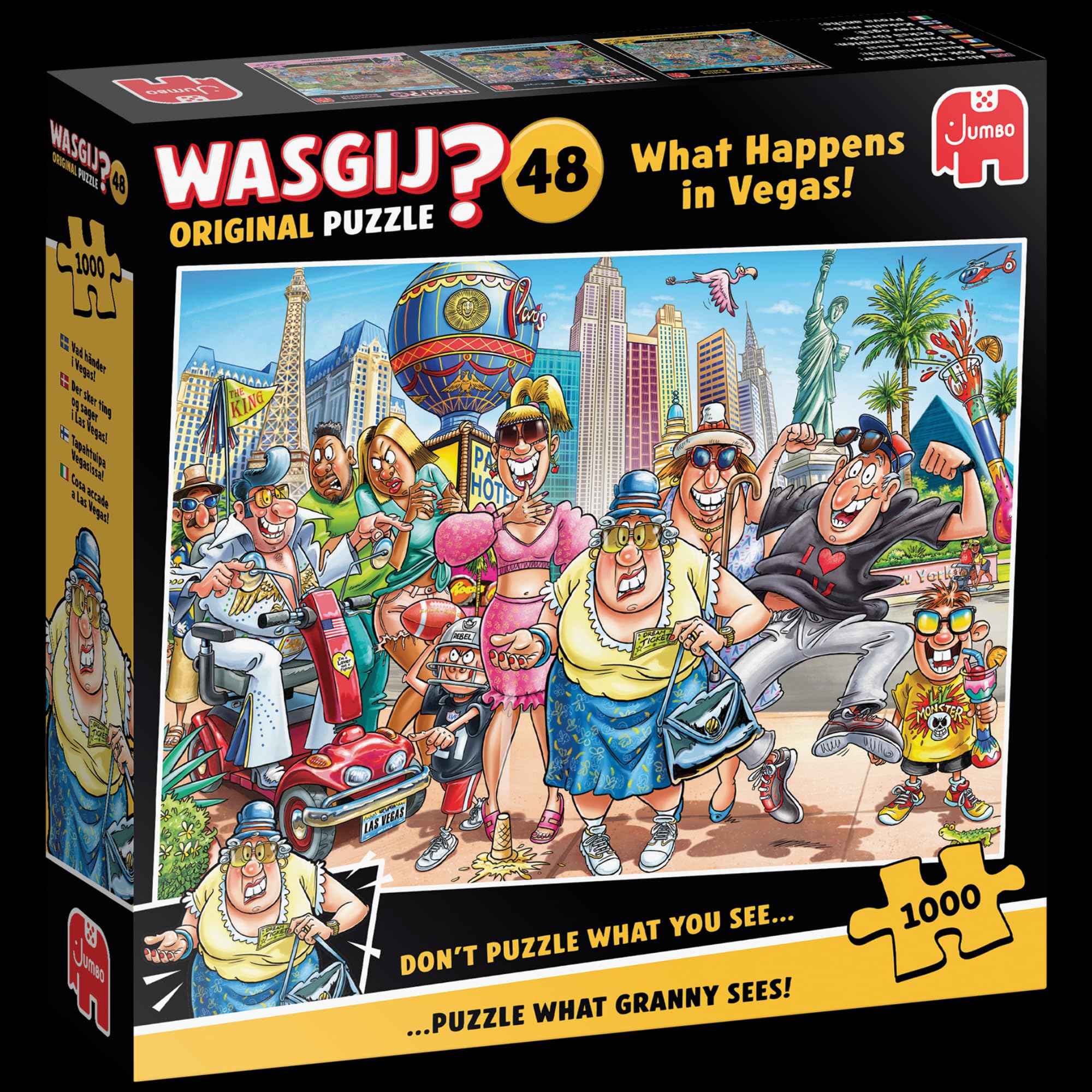 Wasgij Original 48 What Happens in Vegas! - 1000 Piece Jigsaw Puzzle | Adult 9
