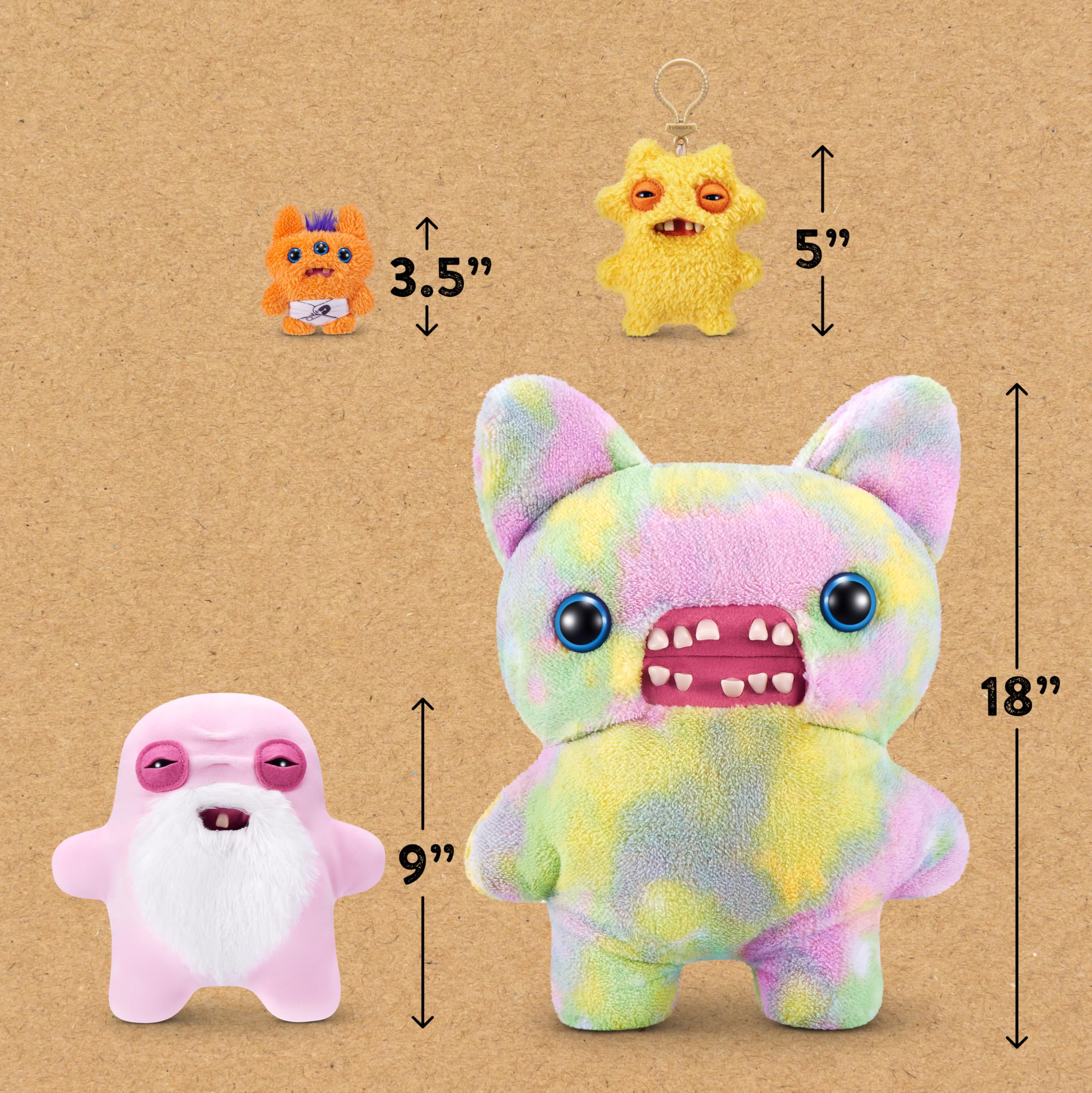 Fuggler Old Fogies 9-Inch Plush Toy (Oogah Boogah) | Human-Like Teeth | Collectible Stuffed Animal 6