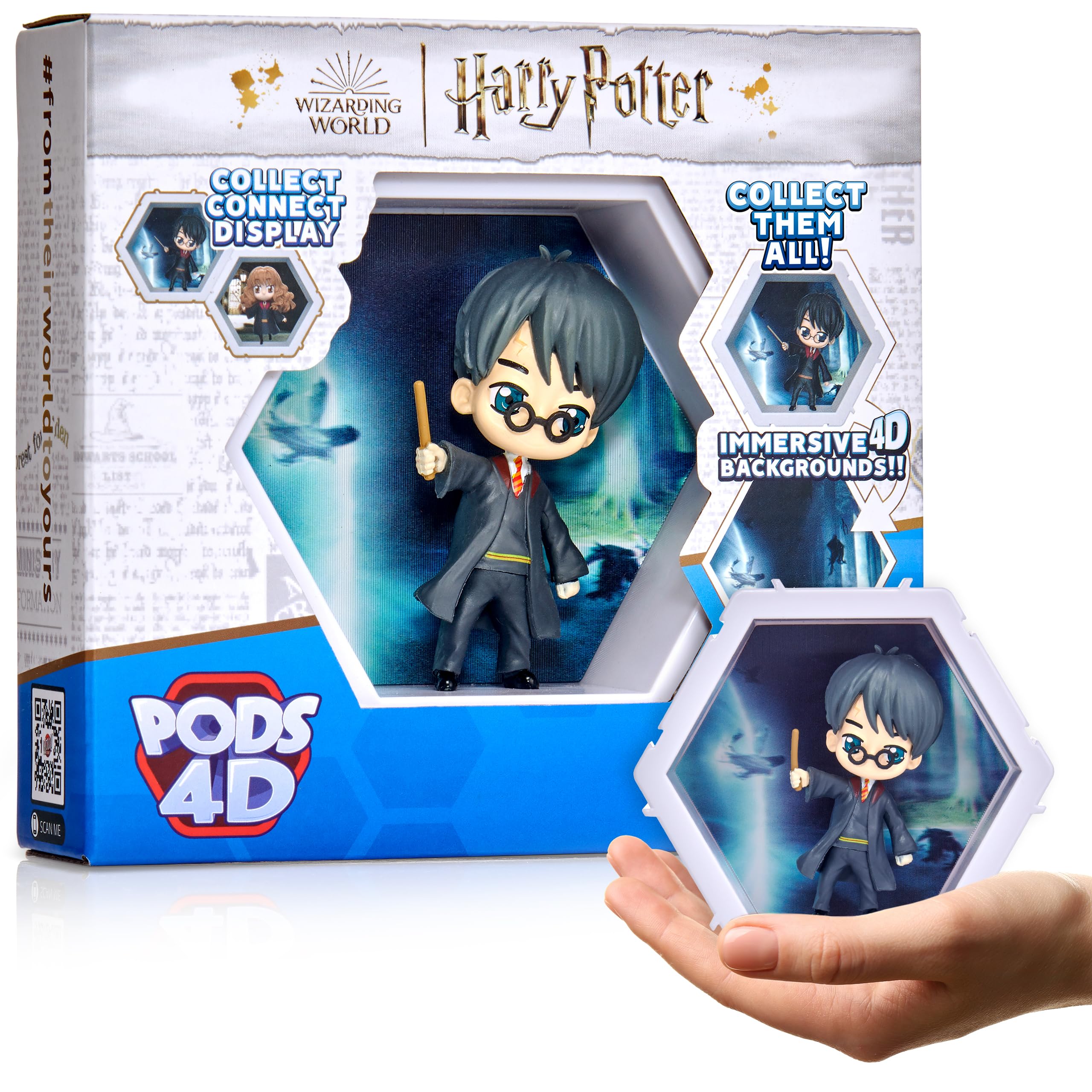 WOW! PODS 4D Harry Potter - Connectable Collectible Bobblehead with 4D Lenticular Display 9