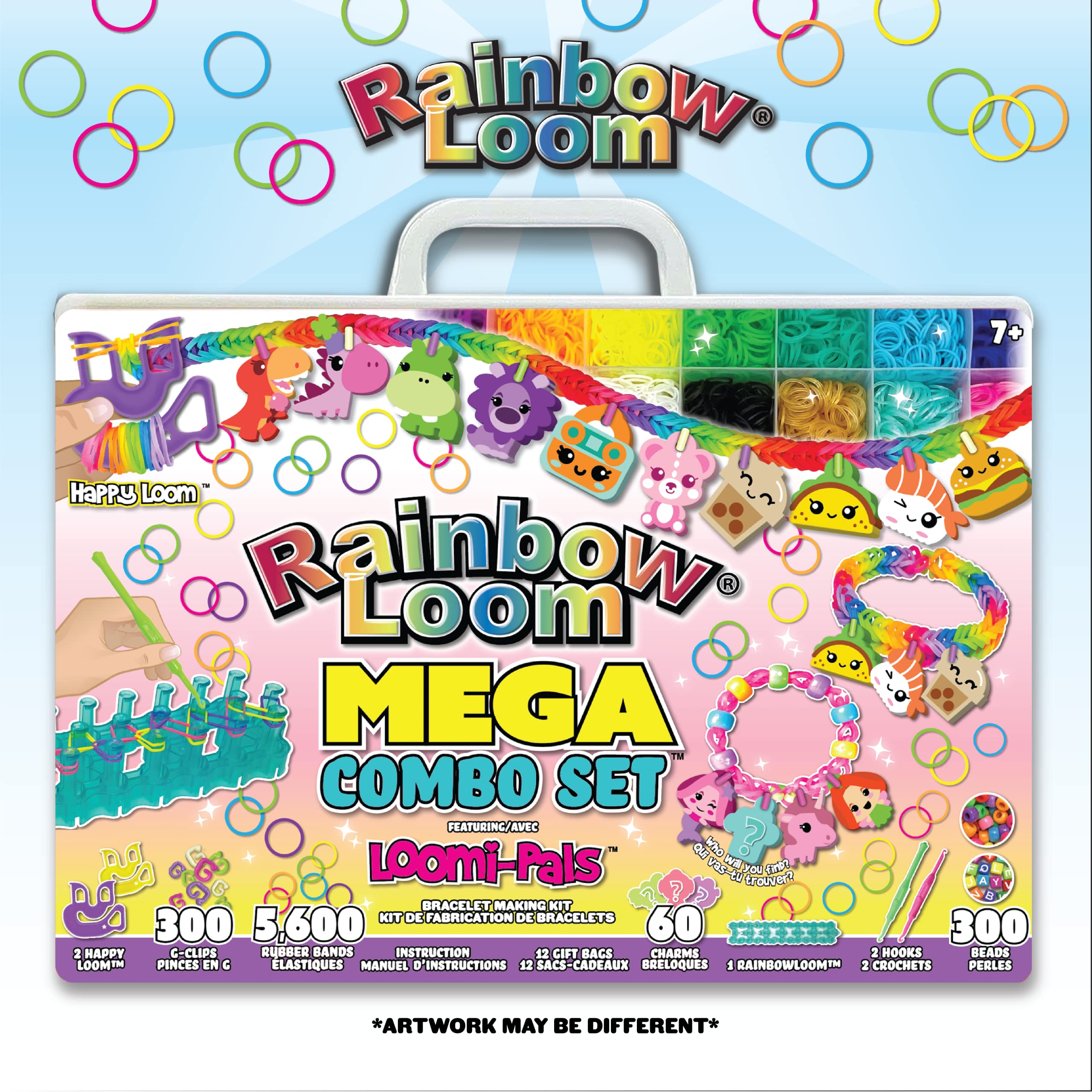Rainbow Loom Loomi-Pal Mega Combo Jewellery Maker Kit | 5600 Bands, Charms & Beads | Ages 7+ 4
