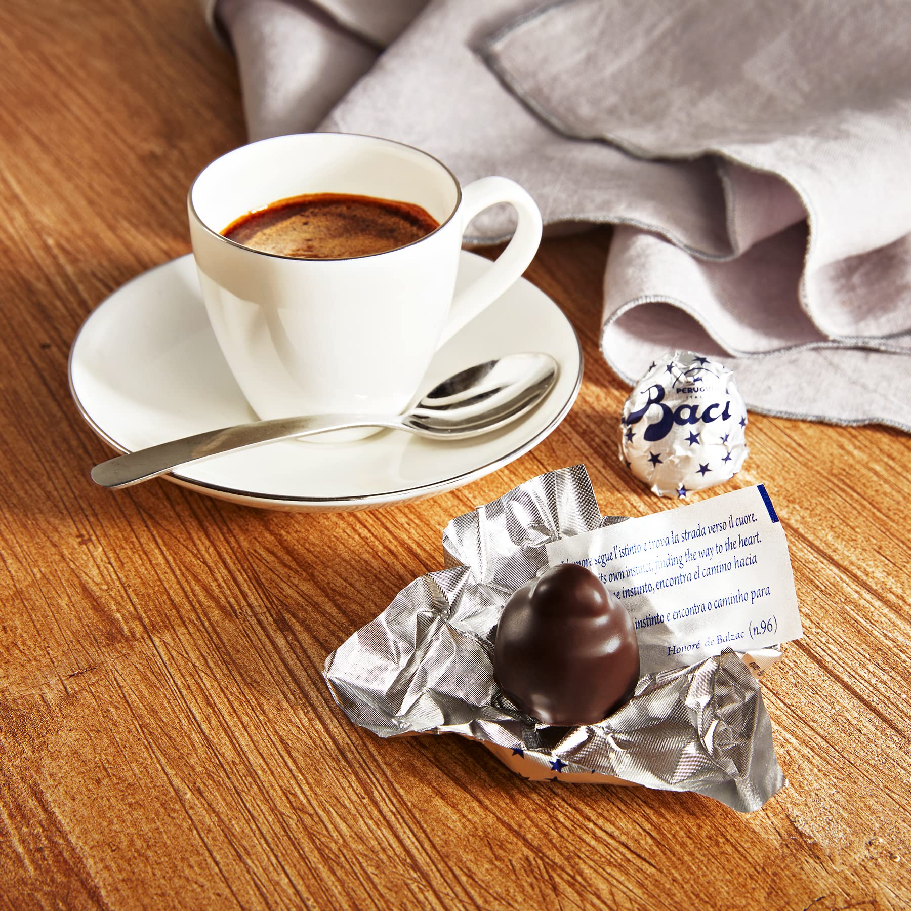 Baci - Assorted Bijou Chocolate Truffles with Hazelnuts, Dark & Milk, 175g 6