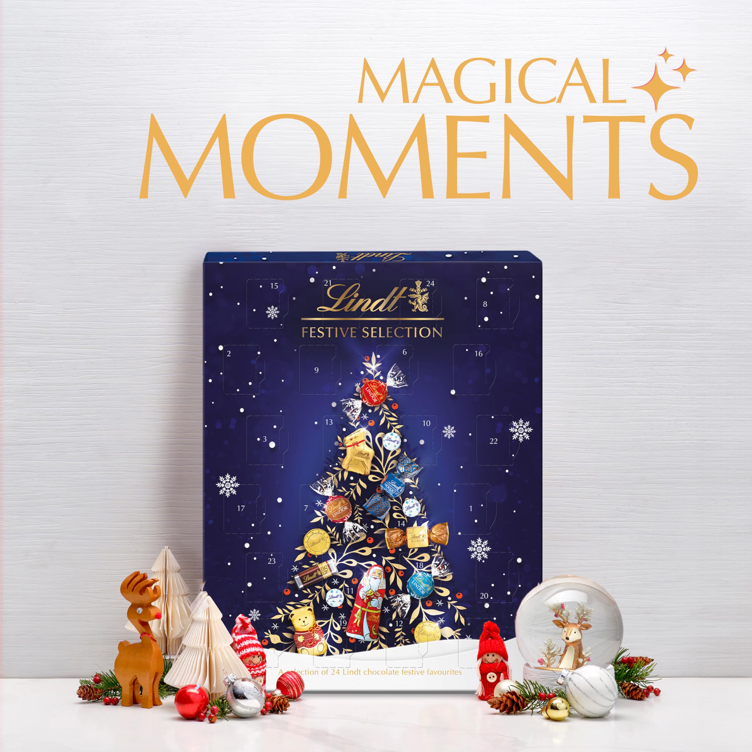 Lindt Festive Selection Advent Calendar 2025 – 24-Day Chocolate Countdown, 289g 7