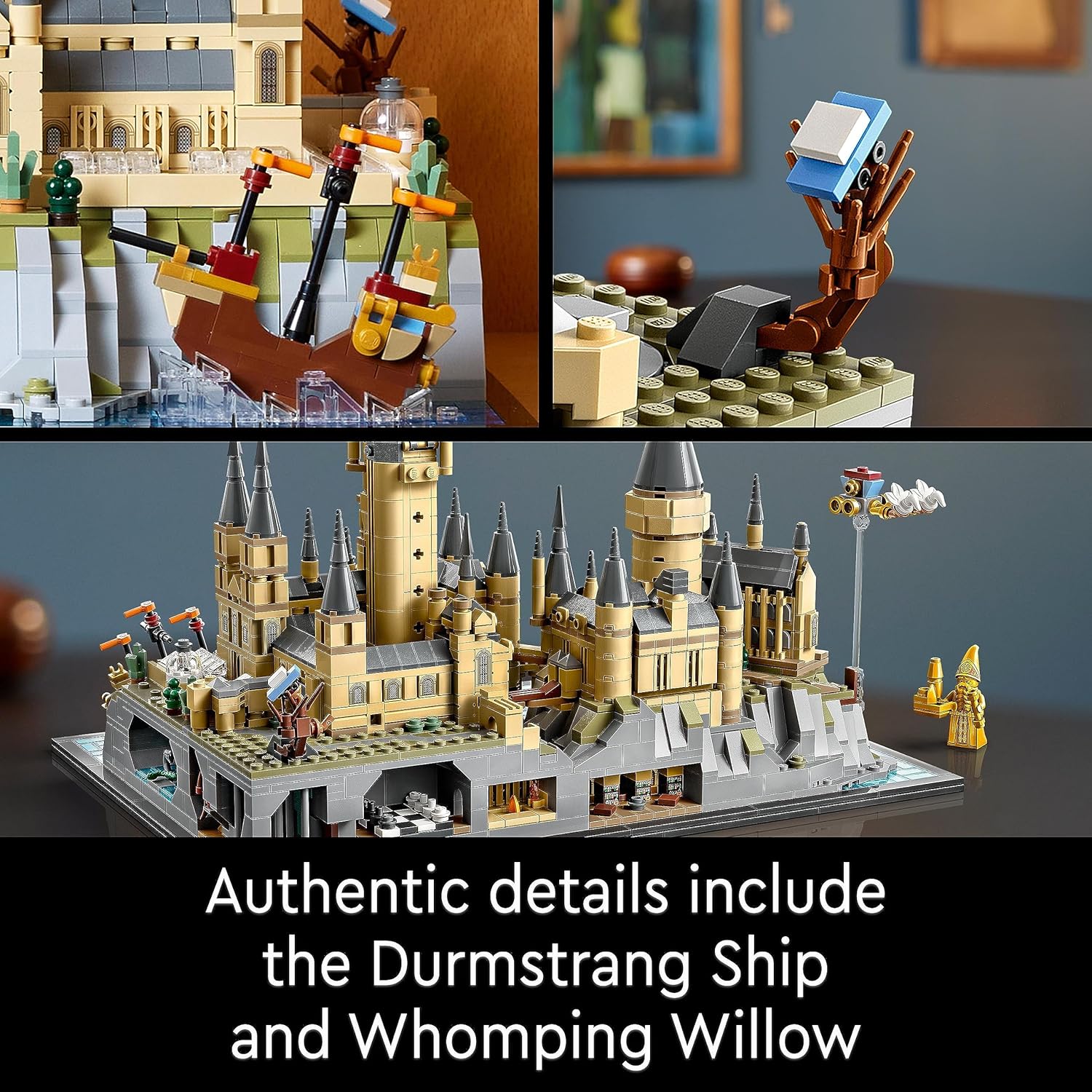 LEGO 76419 Harry Potter Hogwarts Castle and Grounds, 2660-Piece Model Set for Adults, Featuring Iconic Locations from the Wizarding World 3