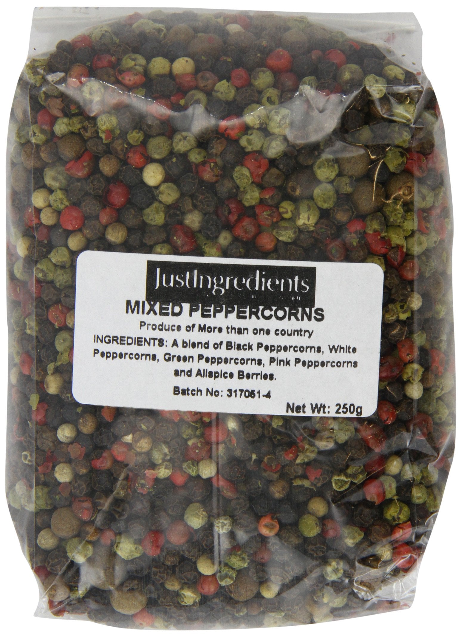 JustIngredients 5 Pepper Mix Whole Peppercorns - Aromatic Blend with Allspice | 250g