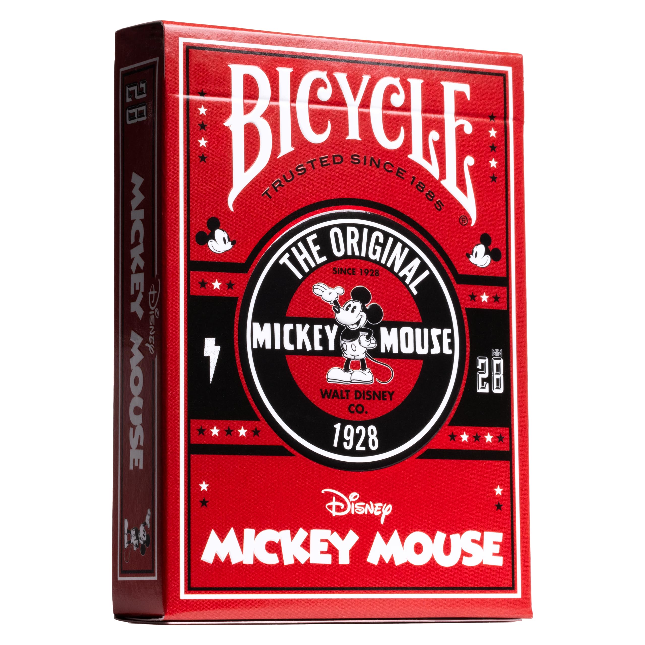Bicycle Classic Mickey Disney Playing Cards - 1 Deck, Air Cushion Finish, Red