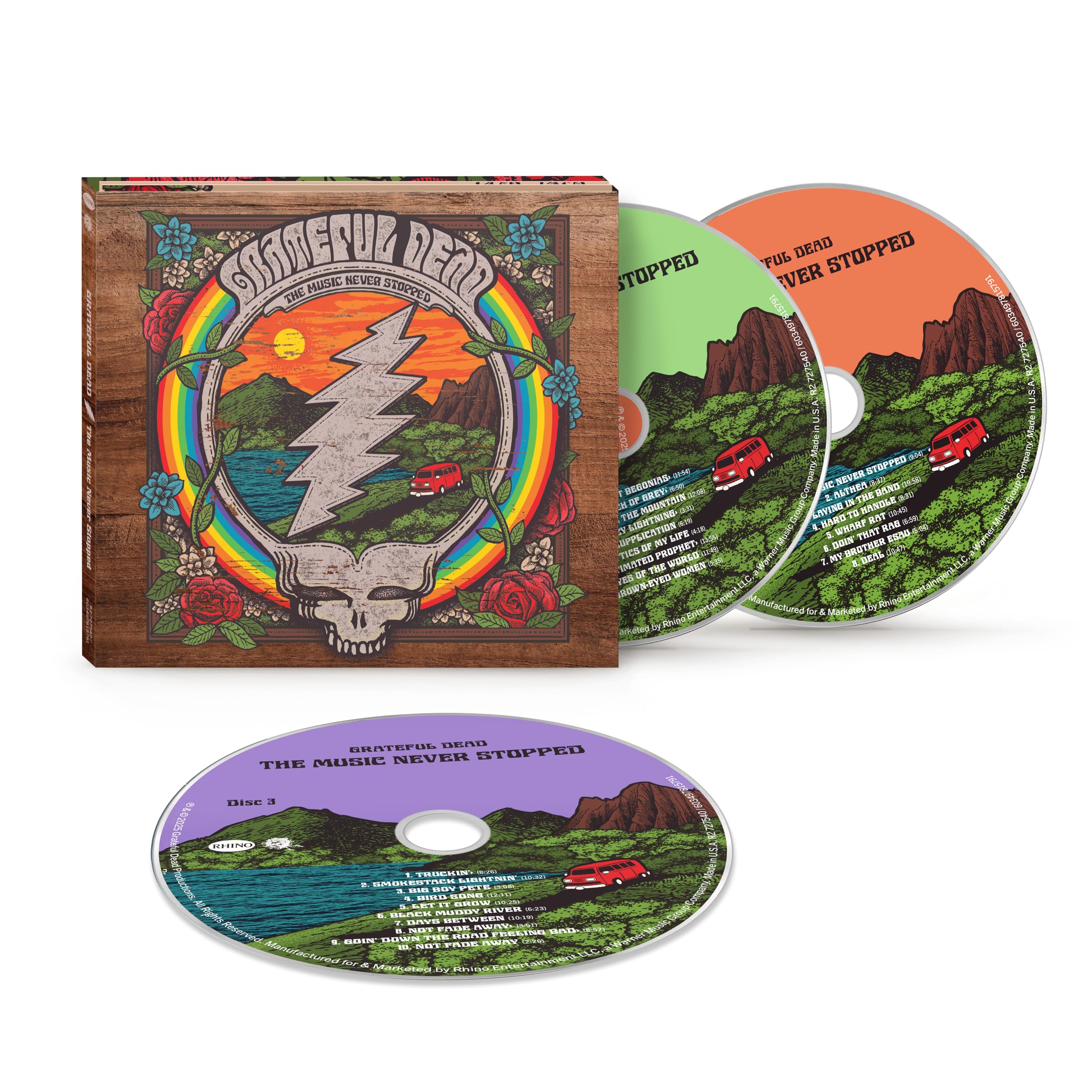 Grateful Dead - The Music Never Stopped (3CD Box Set) 1