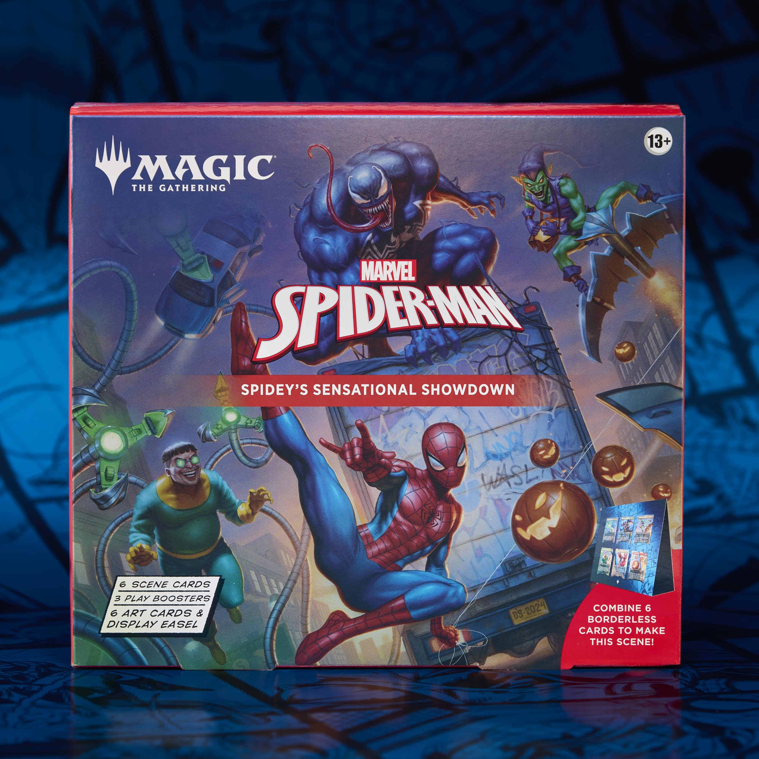Magic: The Gathering - Marvel's Spider-Man Scene Box: Spidey's Sensational Showdown | Collectible Card Game Booster Pack