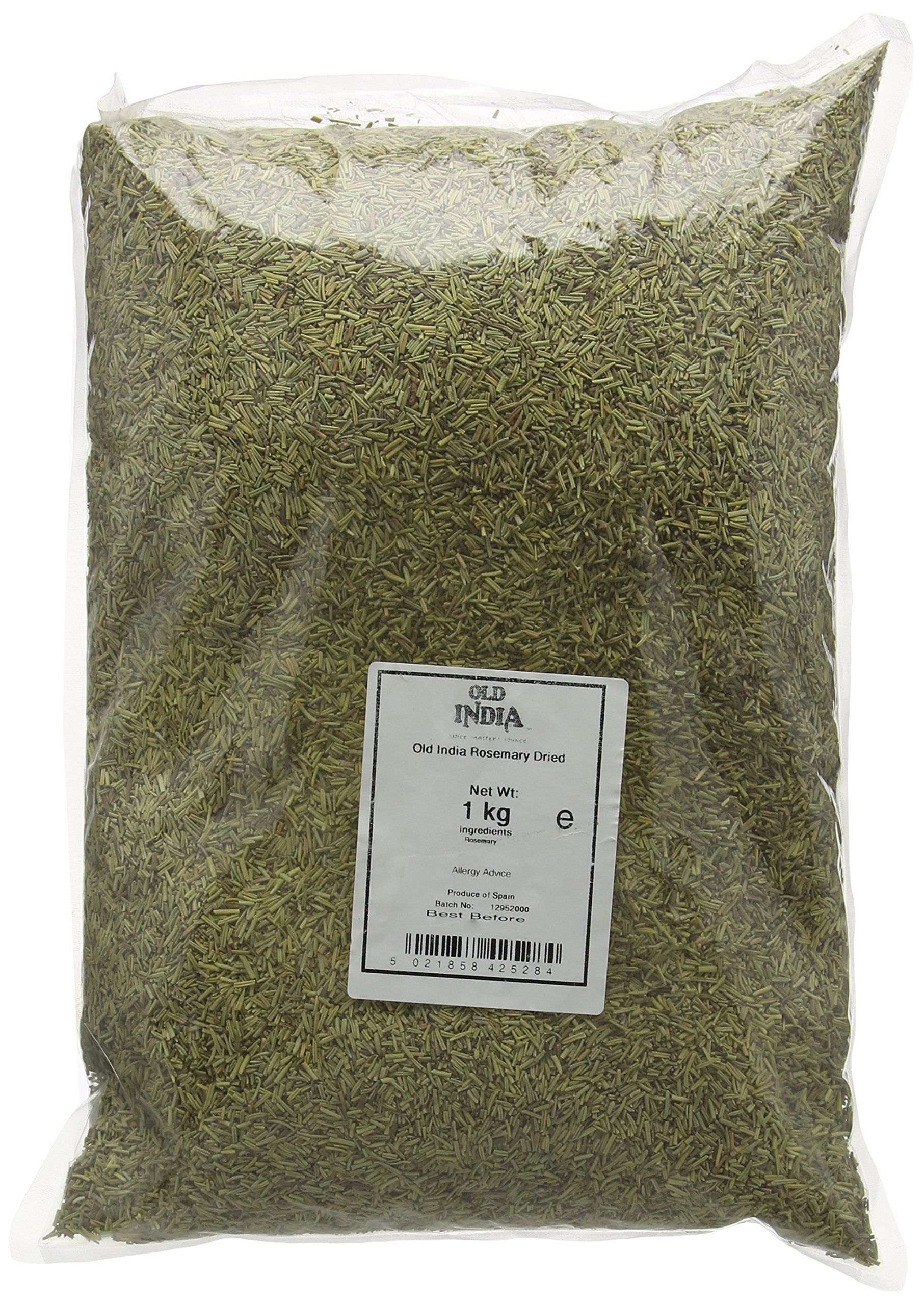 Old India Dried Rosemary Whole Spice | 1 kg Bag | Natural & Additive Free