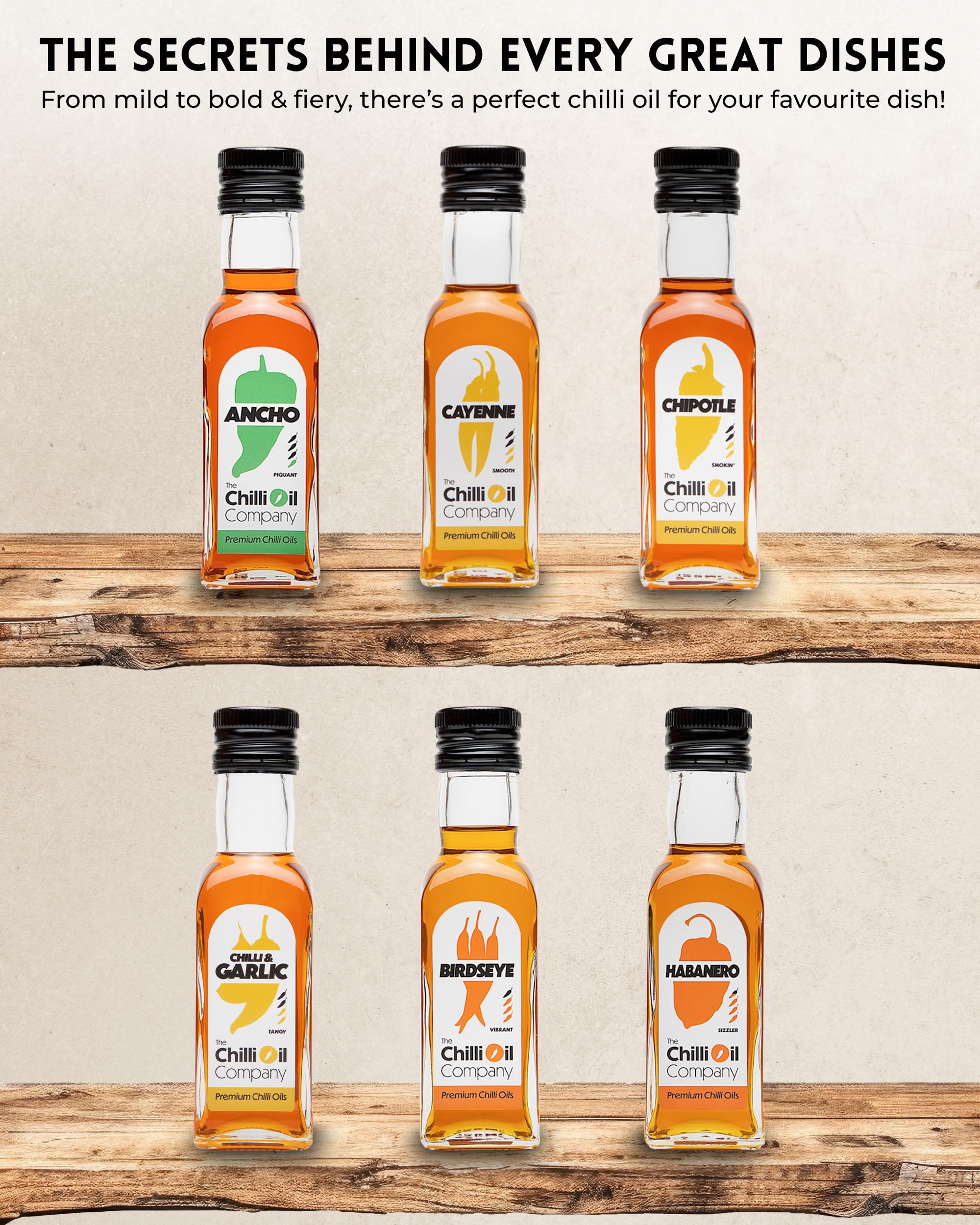 The Chilli Oil Company - Chilli with Garlic 125ml - Medium Hot Sauce with Spanish Extra Virgin Olive Oil 7