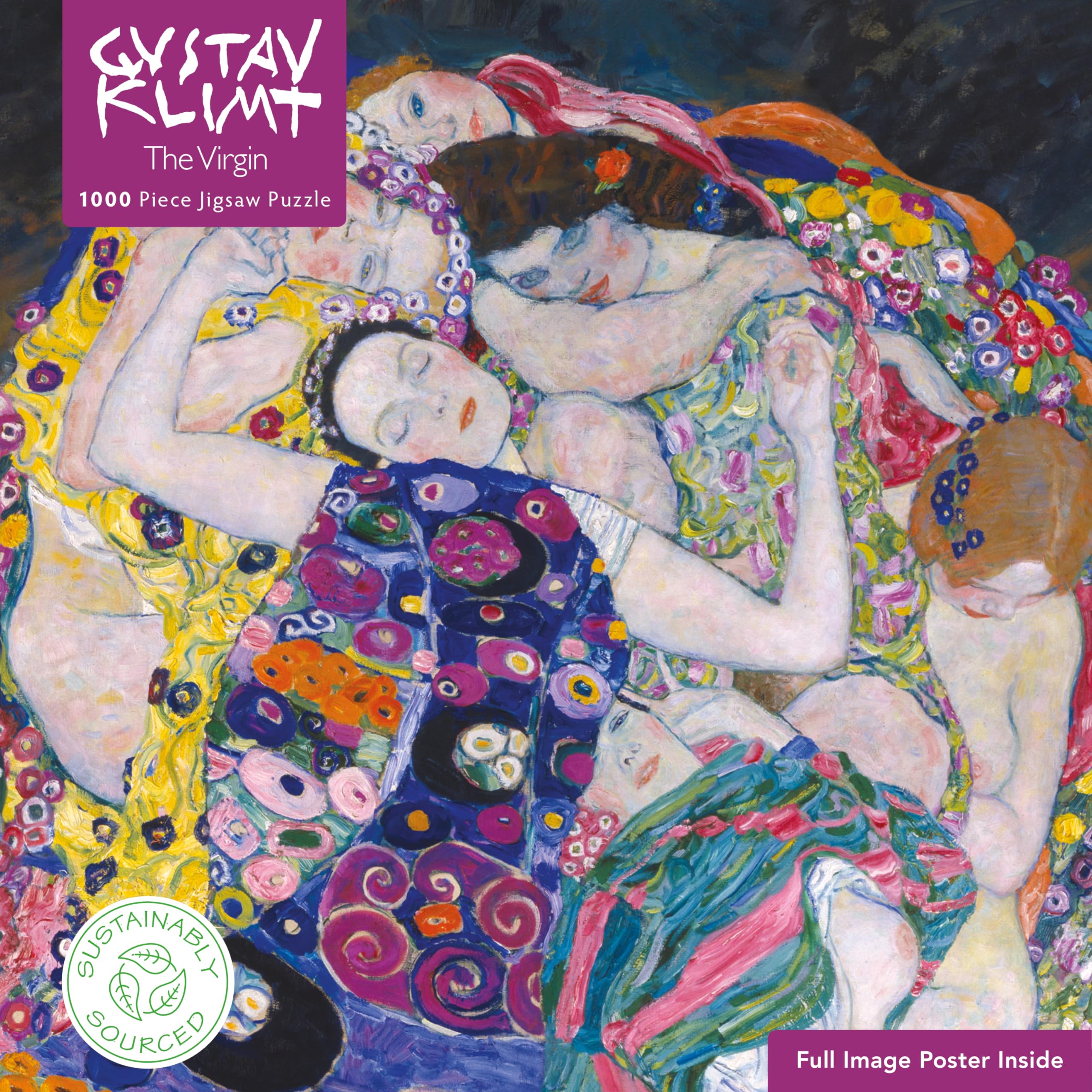 Flame Tree Gift Gustav Klimt: The Virgin Jigsaw Puzzle - 1000 Pieces | 29 x 20 Inches