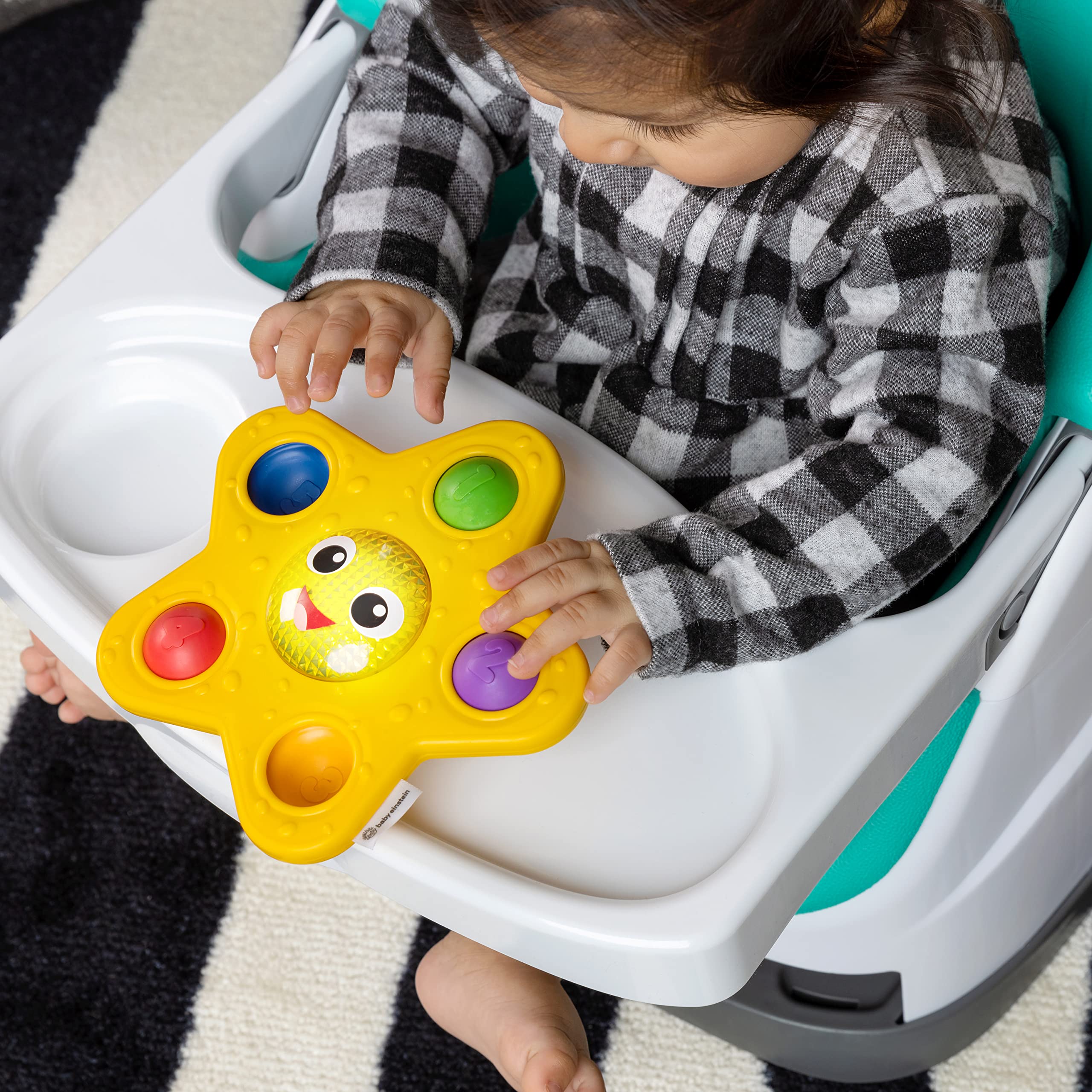 Baby Einstein Ocean Explorers Pop & Glow Starfish Light Up Sensory Popper Toy, f 6