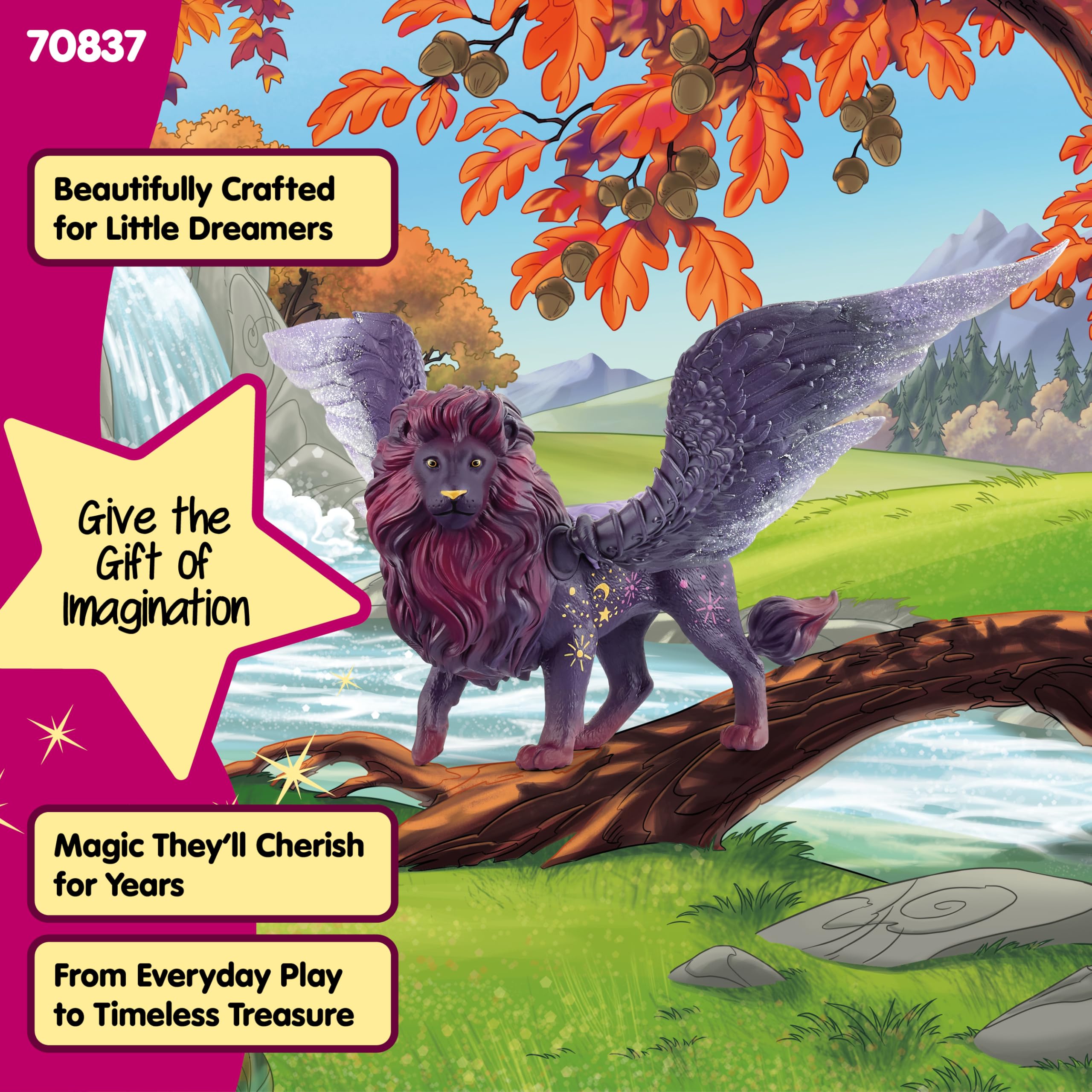 Schleich Bayala Moon Lion Toy - Glow in the Dark Fantasy Figure 6