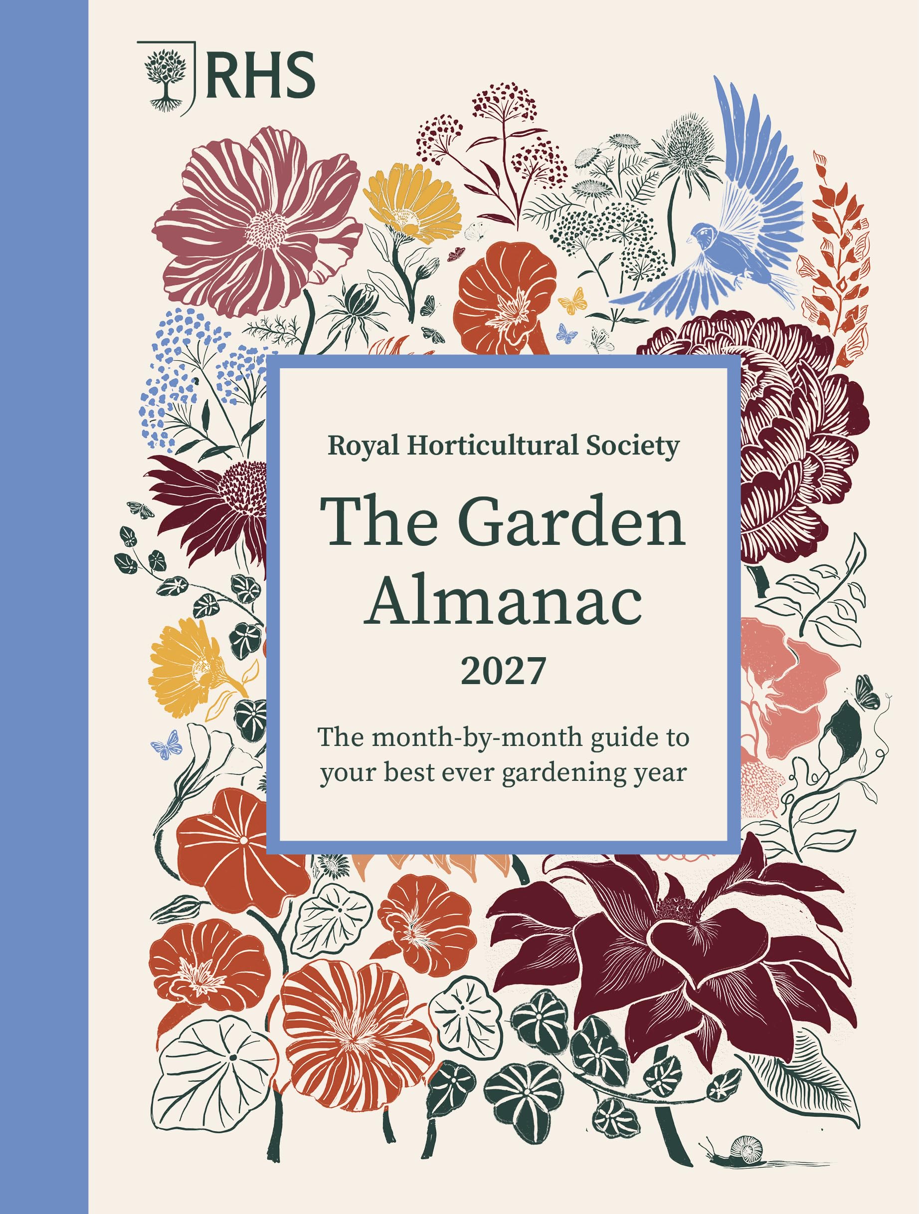 Royal Horticultural Society The Garden Almanac 2027 - Month-by-Month Wildlife Gardening Guide | Hardcover