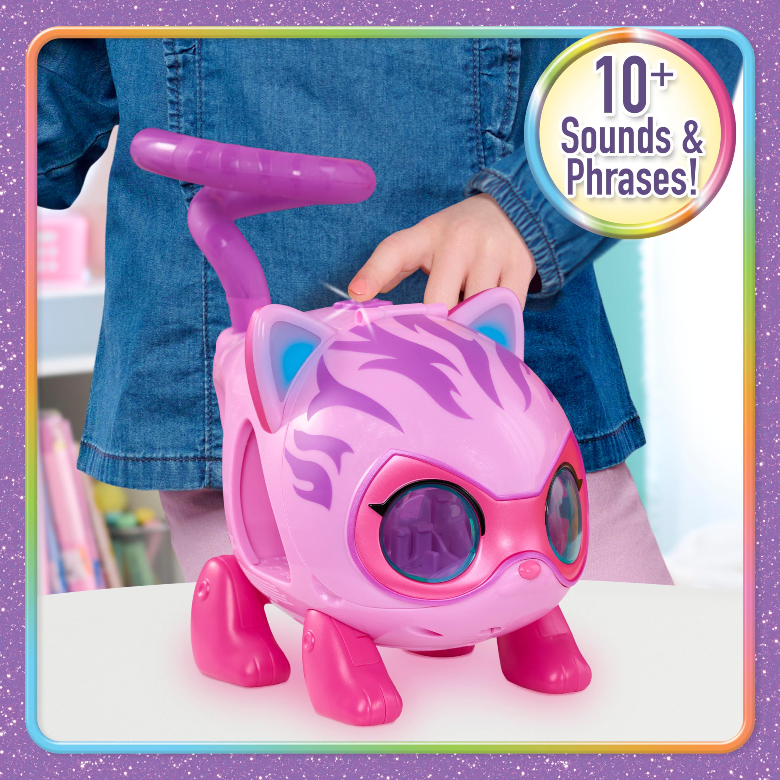 Disney Junior SuperKitties Su-Purr Wild Kitty Copter with Lights - Interactive Vehicle Playset for Kids 8