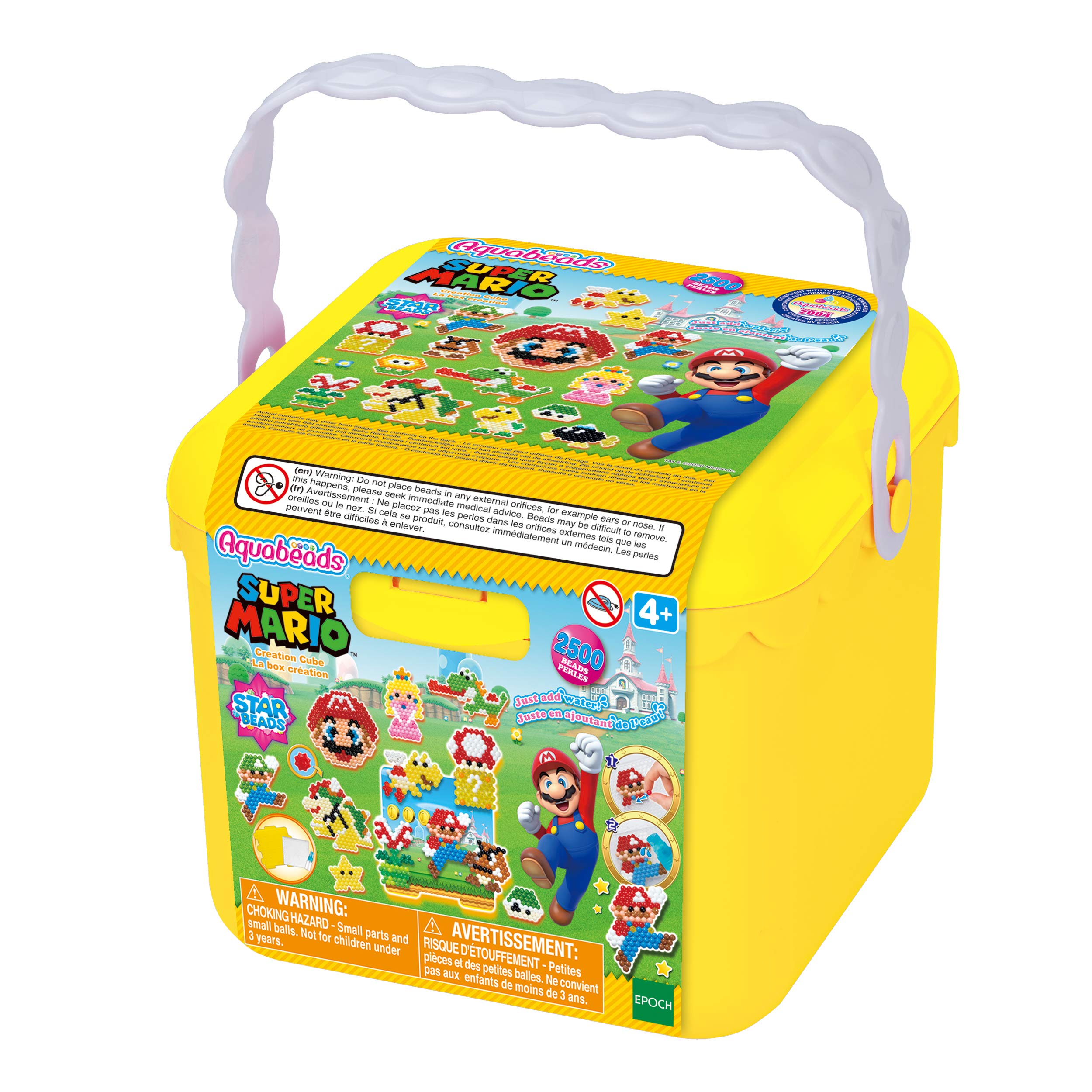 Aquabeads Creation Cube Super Mario Bead Activity Toy | 2500+ Beads | Ages 4+