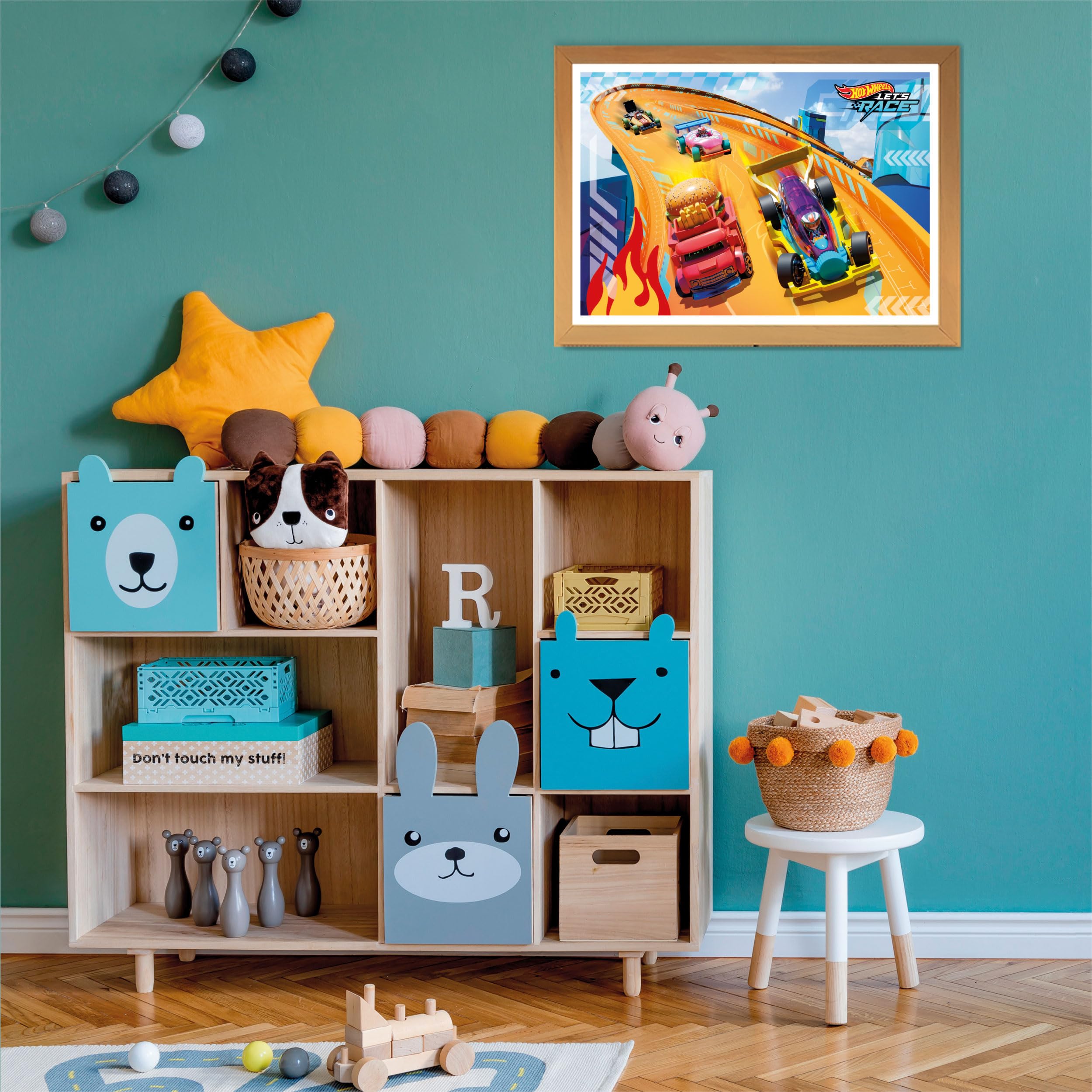 Clementoni Hotwheels 24-Piece Maxi Supercolor Puzzle for Kids 3-5 Years 5