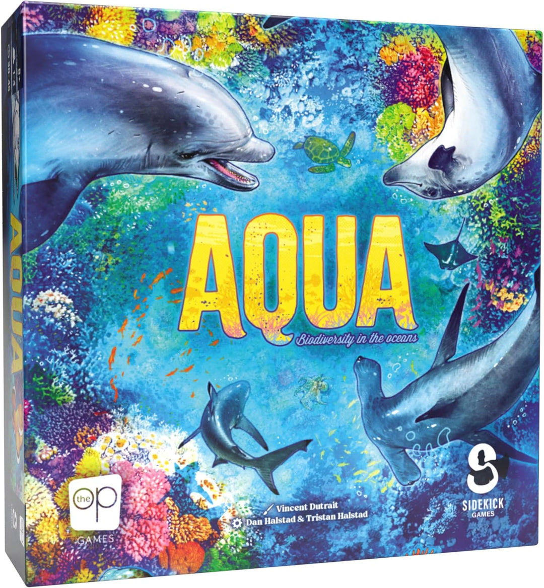 USAopoly Aqua Board Game | Strategy Game for Adults and Families (HB000-805-002400-04)