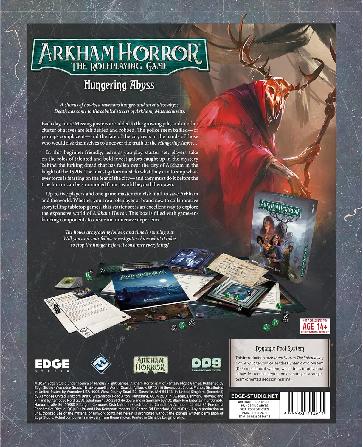 Fantasy Flight Arkham Horror The Roleplaying Game Hungering Abyss Starter Set 5