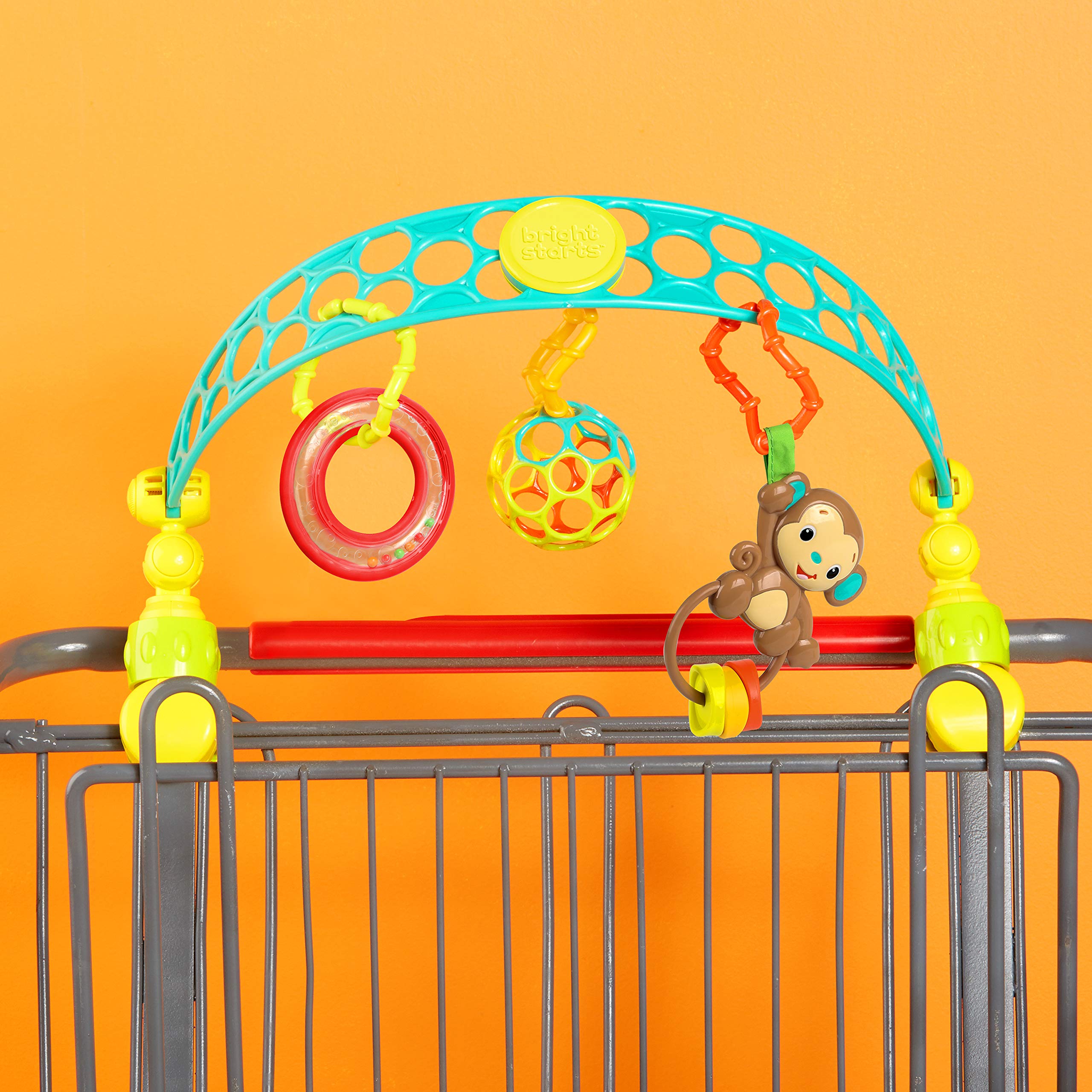 Bright Starts Oball Flex-n-Go Activity Arch - Attaches to Strollers & Carriers | Baby Activity Toy 5