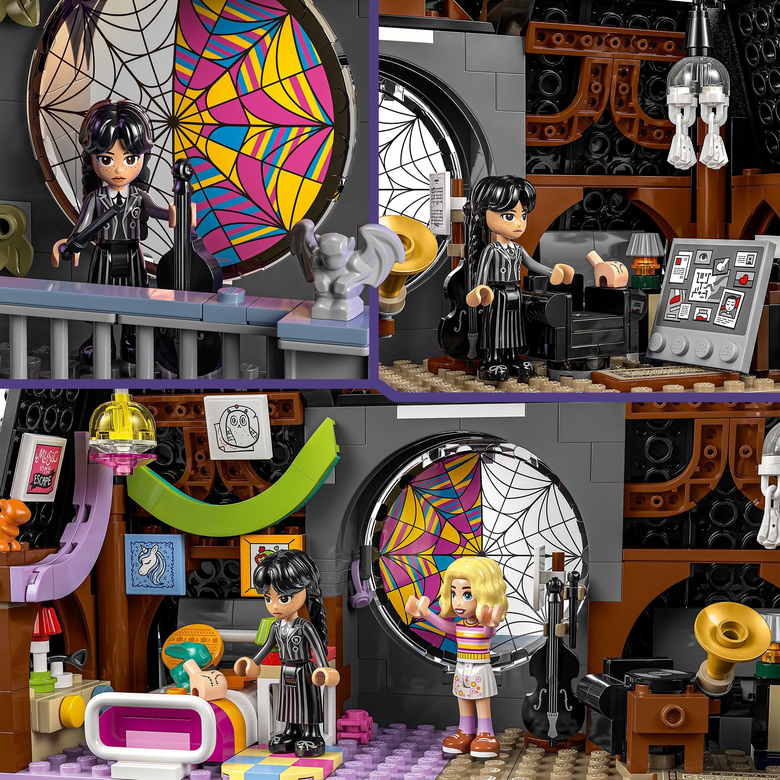 LEGO Wednesday Addams Figure Set 76781 - Collectible Building Toy for Kids 10+ 8