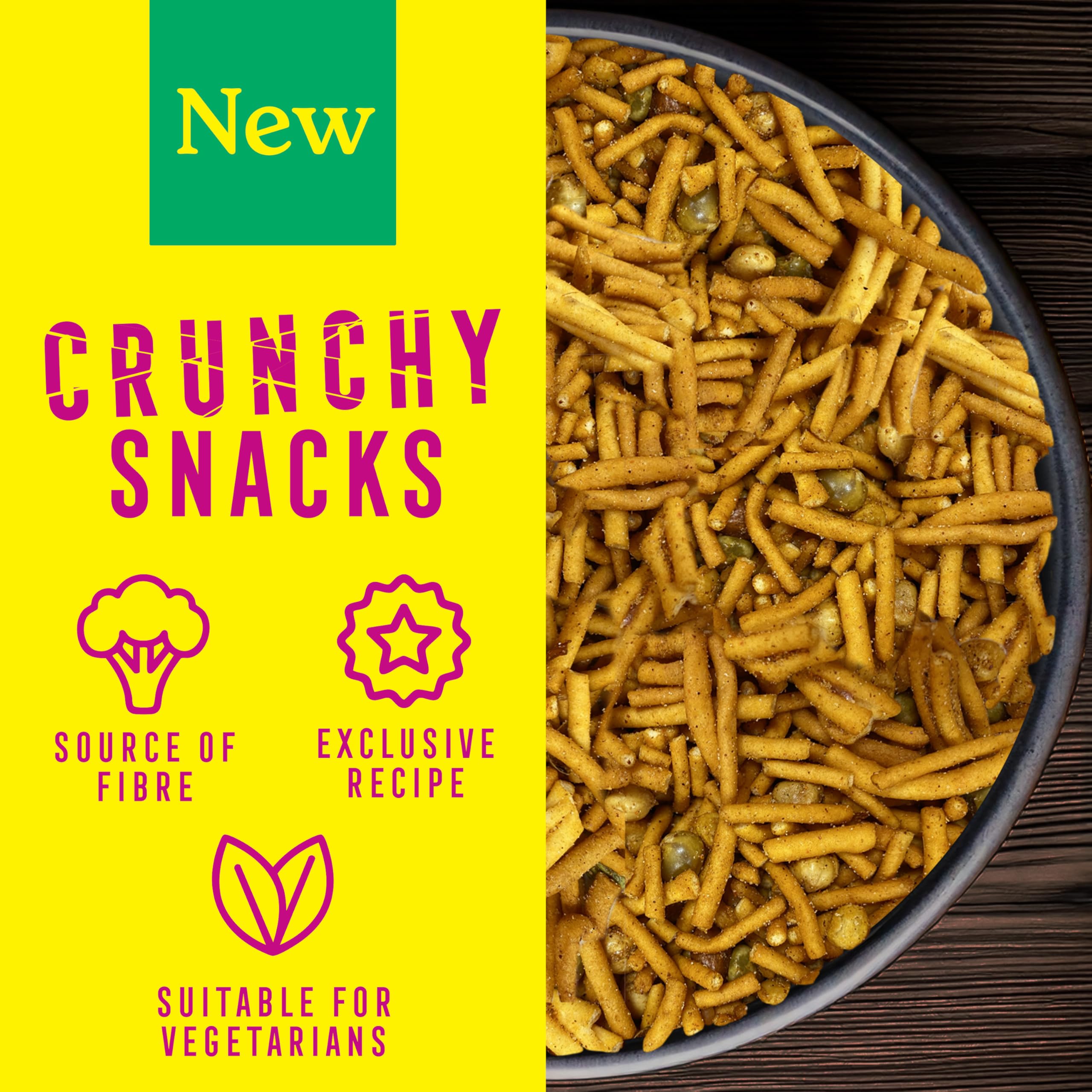 Rajah Balti Mix - Authentic Spicy & Crunchy Snack Mix | 200g 4