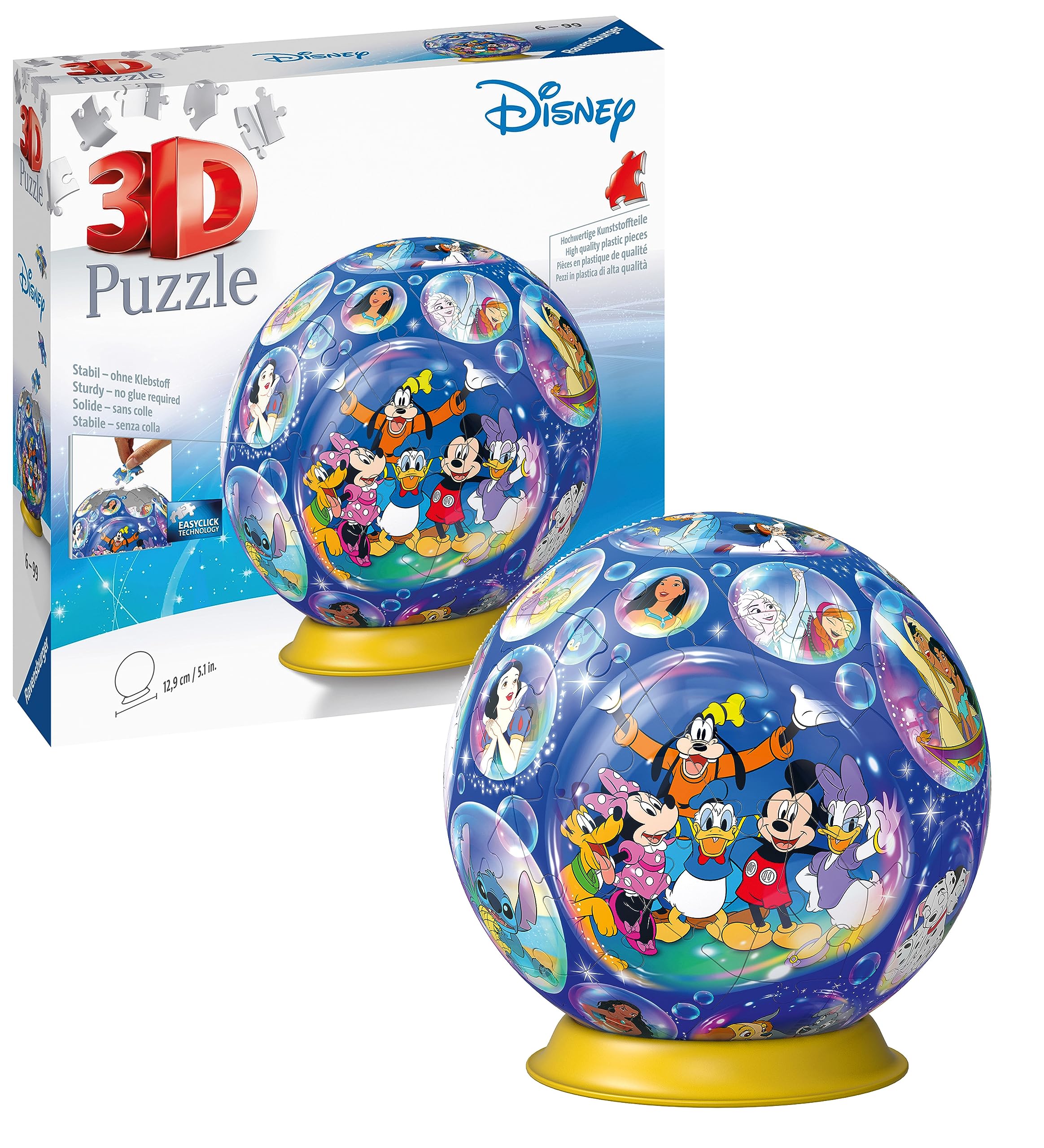 Ravensburger Classic Disney Characters 3D Jigsaw Puzzle - 72 Pieces, No Glue Required 1