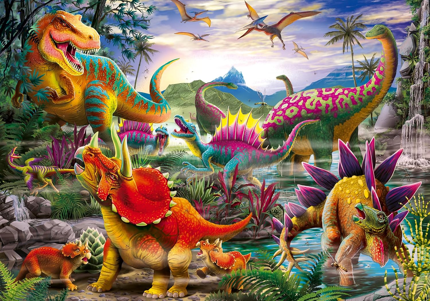 Ravensburger T-Rex Terror Dinosaurs Jigsaw Puzzle - 35 Piece Puzzle for Kids Ages 3+ 5