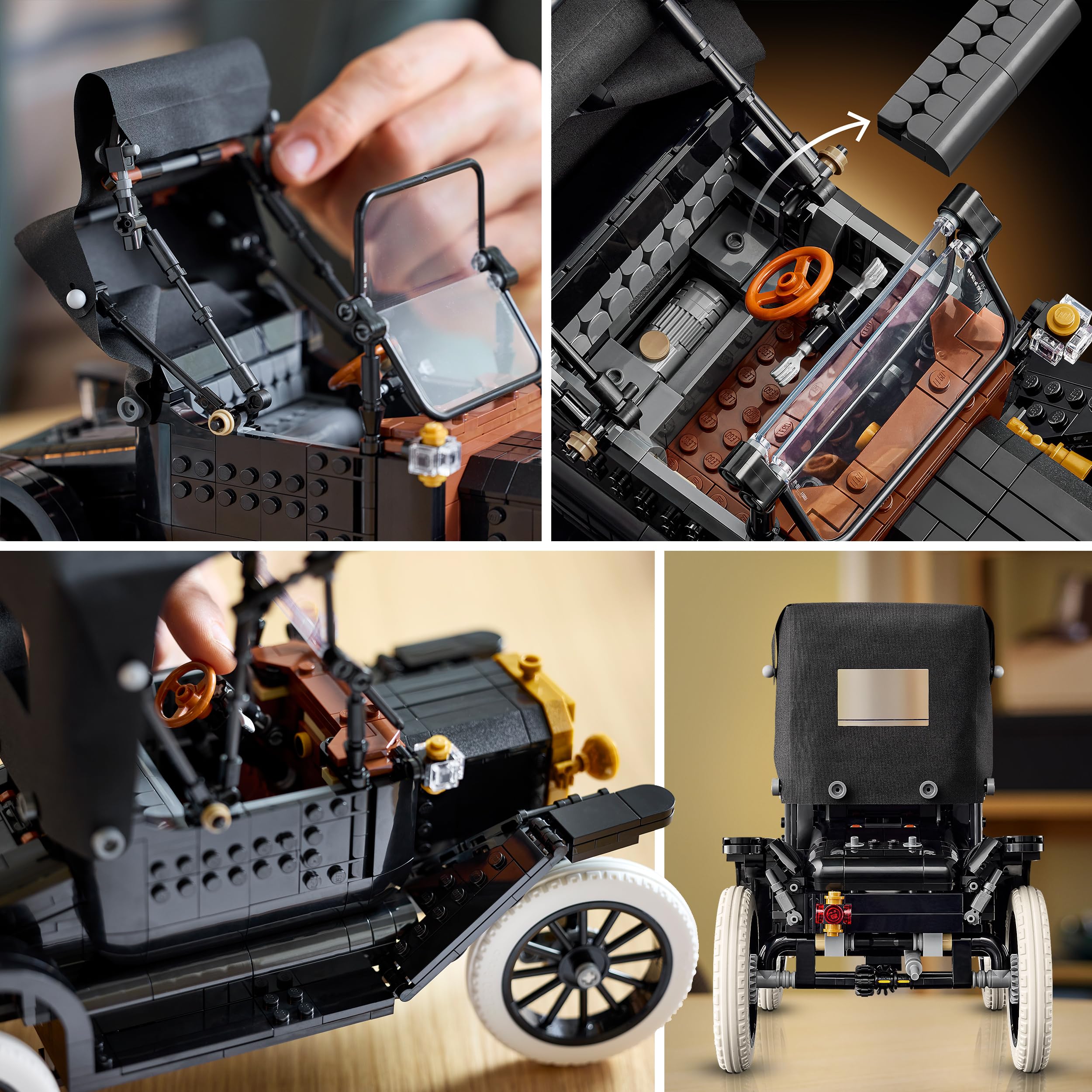 LEGO Icons Ford Model T 11376 - Vintage Car Model Building Kit for Adults | 18+ 5