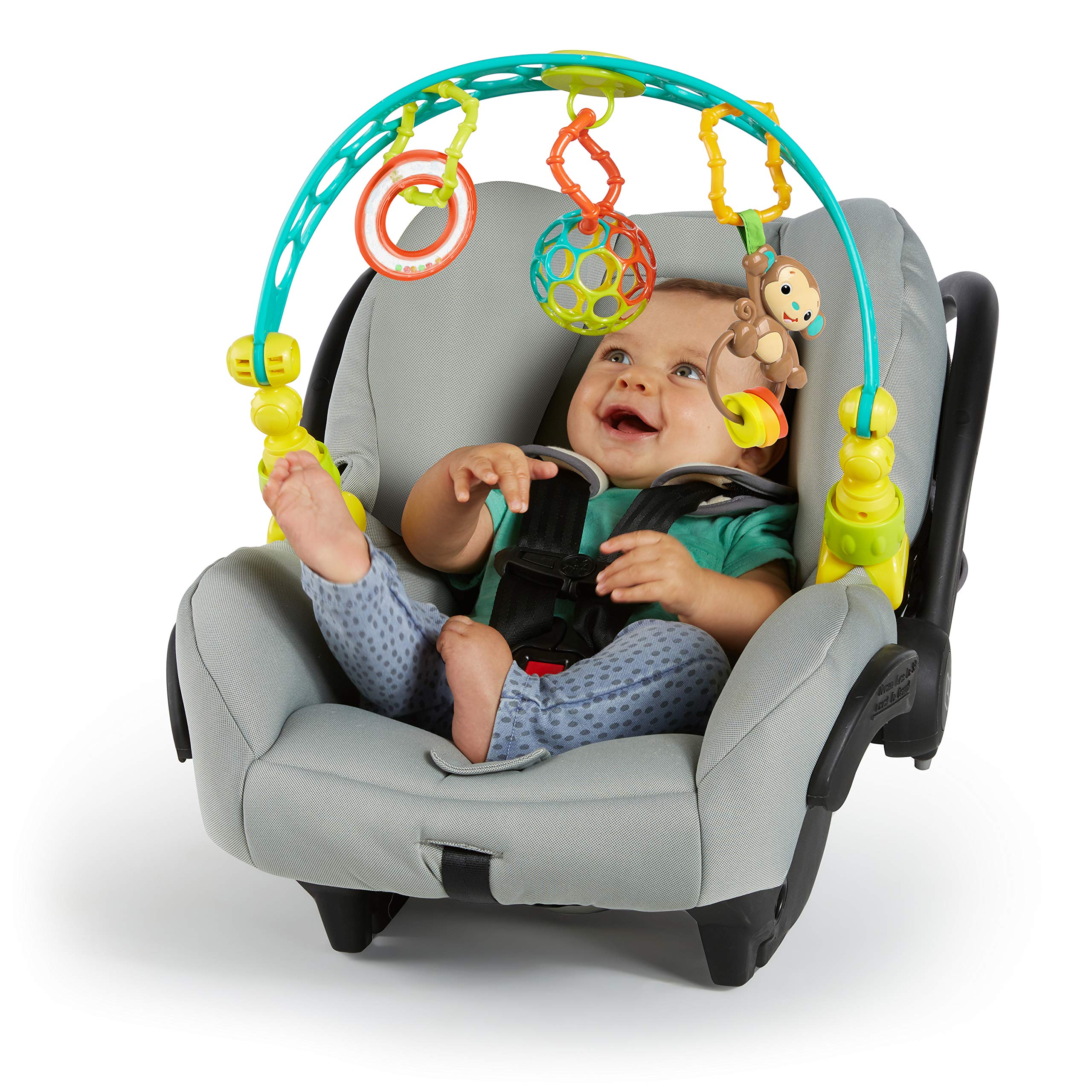Bright Starts Oball Flex-n-Go Activity Arch - Attaches to Strollers & Carriers | Baby Activity Toy 1