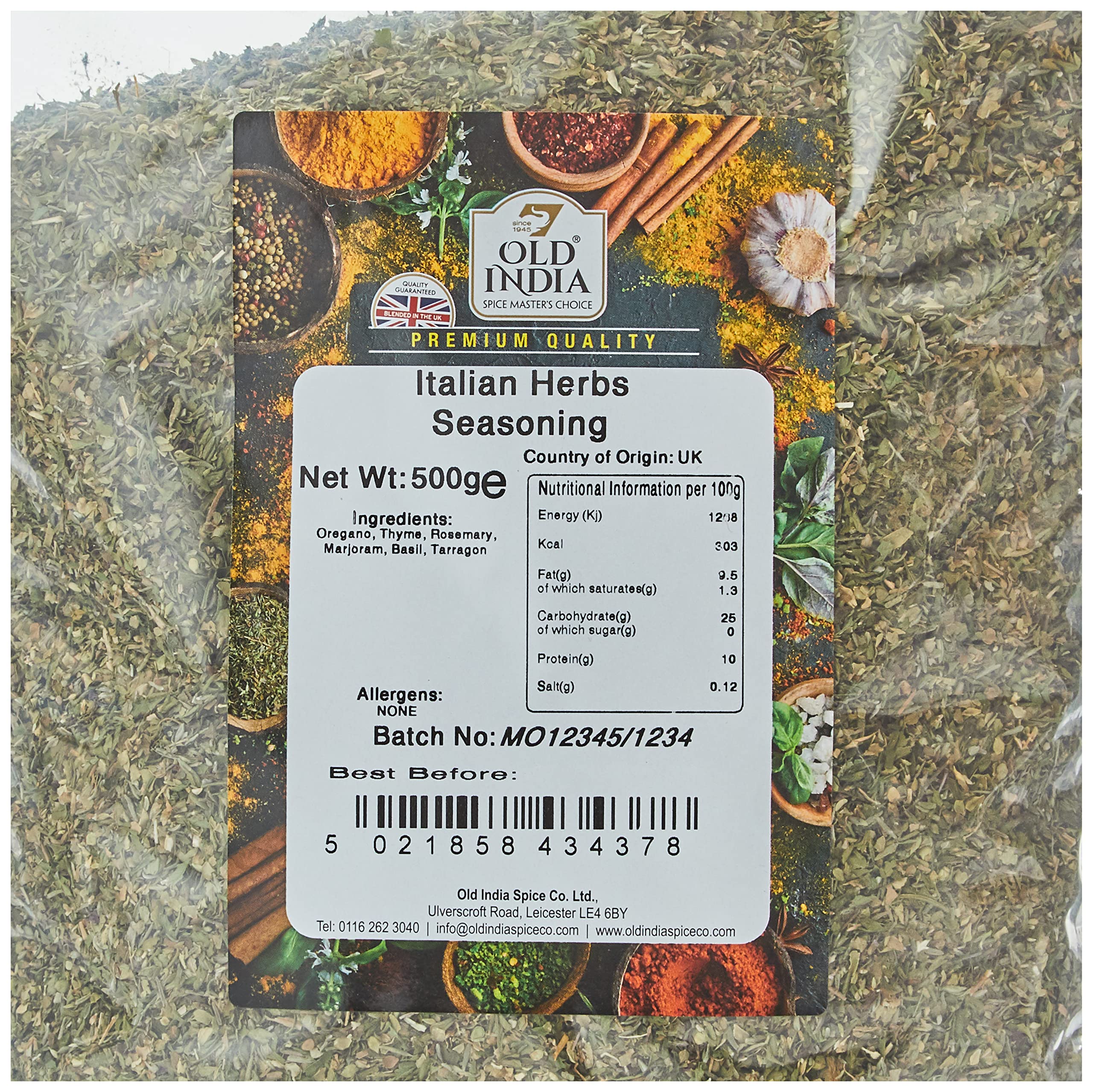 Old India Italian Seasoning Powder - 100% Natural, Additive & GMO Free | 500g 2