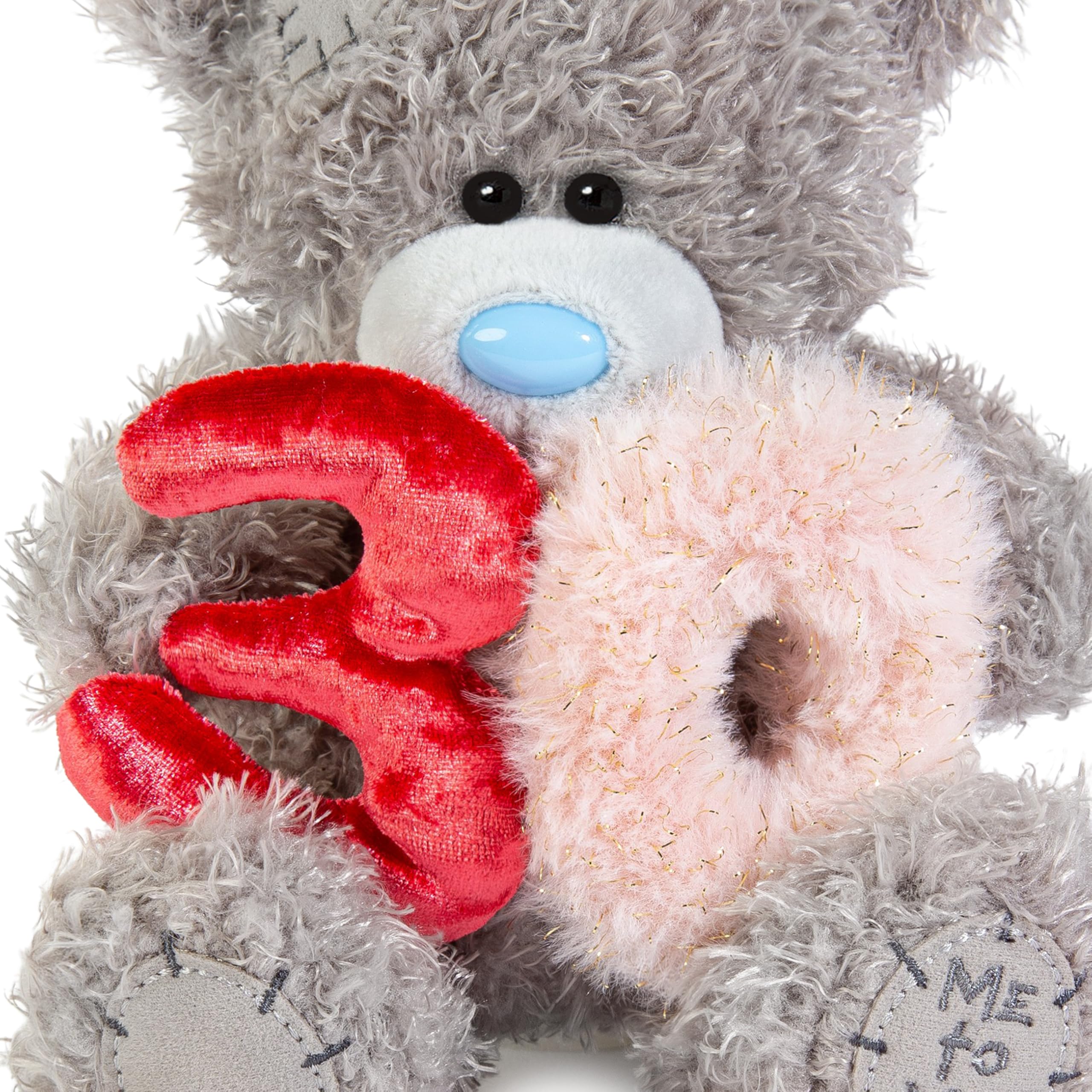 Me To You Tatty Teddy 30th Birthday Bear Plush | 15cm High | Soft Grey Fur 2