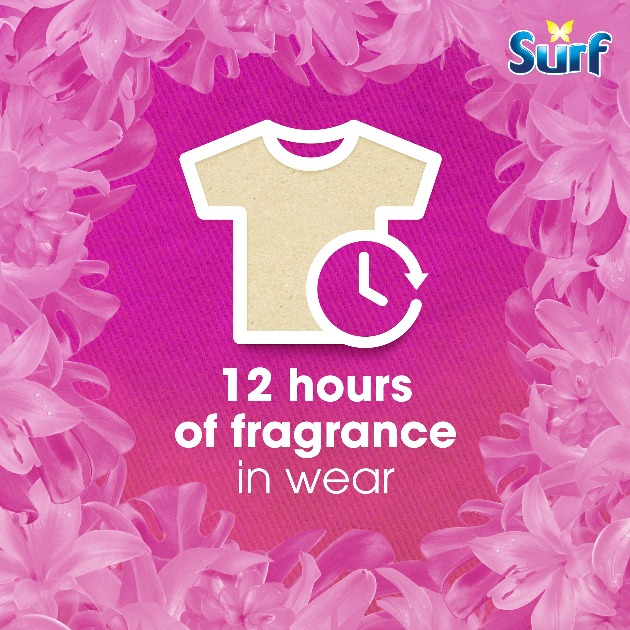 Surf Tropical Lily Laundry Washing Liquid Detergent (648 ml) 5