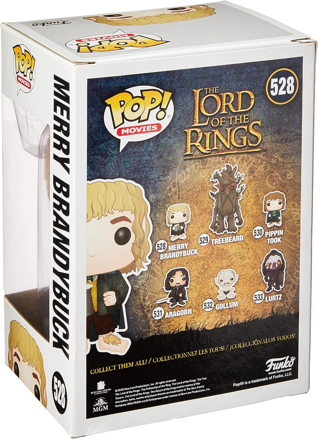 Funko Pop! Movies The Lord of the Rings - Merry Vinyl Figure (13563)