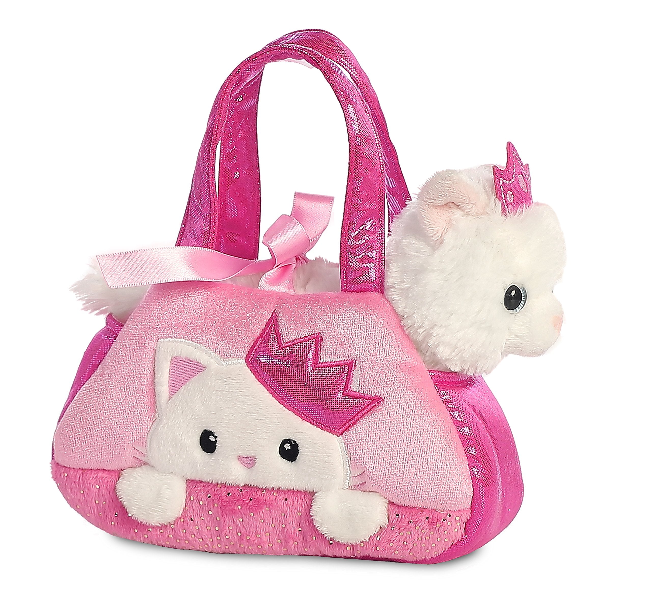 Aurora Fancy Pal Peek-A-Boo Princess Kitty - Soft Toy with Pet Carrier Bag