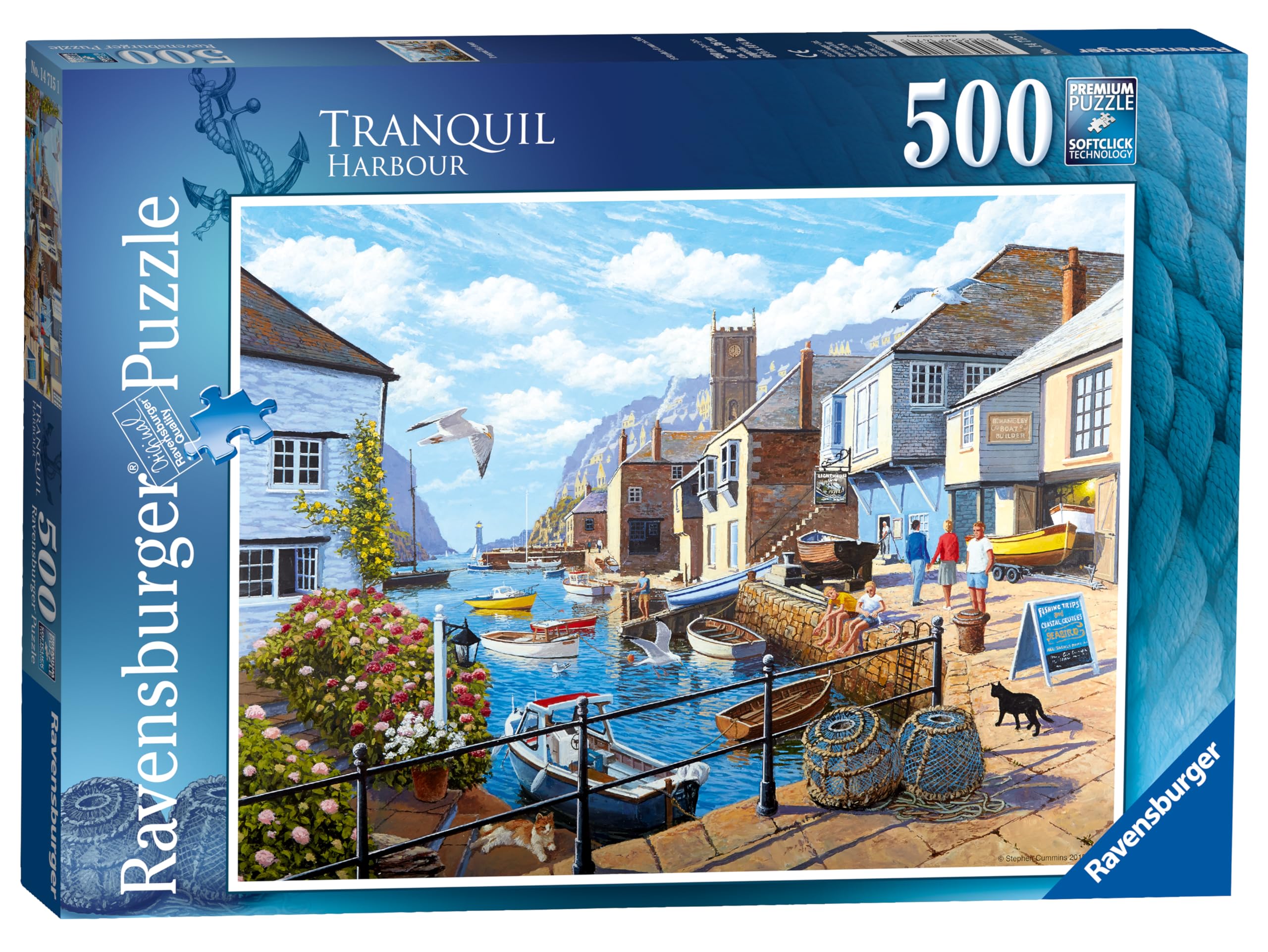 Ravensburger Tranquil Harbour Jigsaw Puzzle - 500 Pieces for Adults and Kids | Glare-Free Finish 2