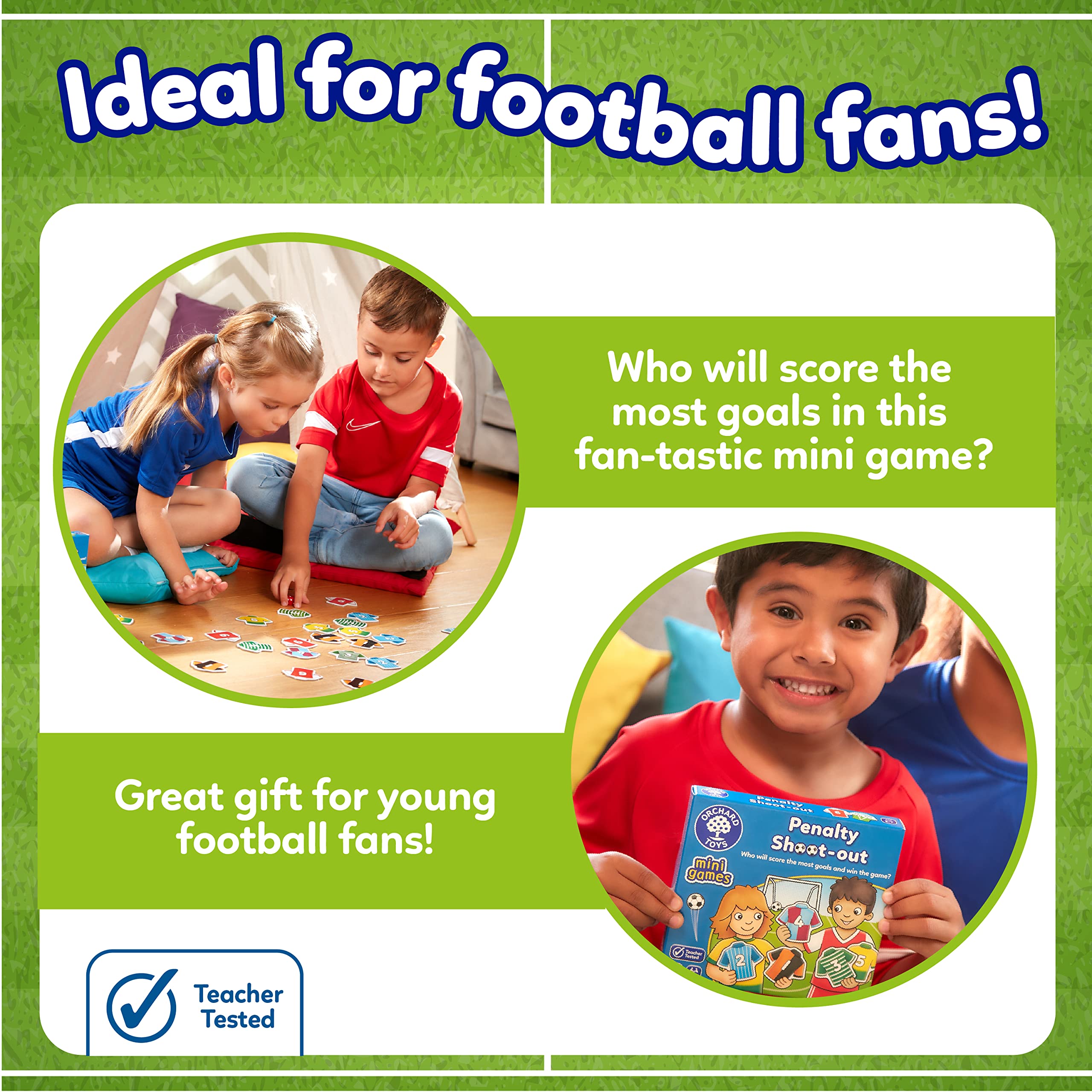 Orchard Toys Penalty Shoot-Out Mini Game - Educational Counting Game for Ages 3+ | 2-4 Players 4