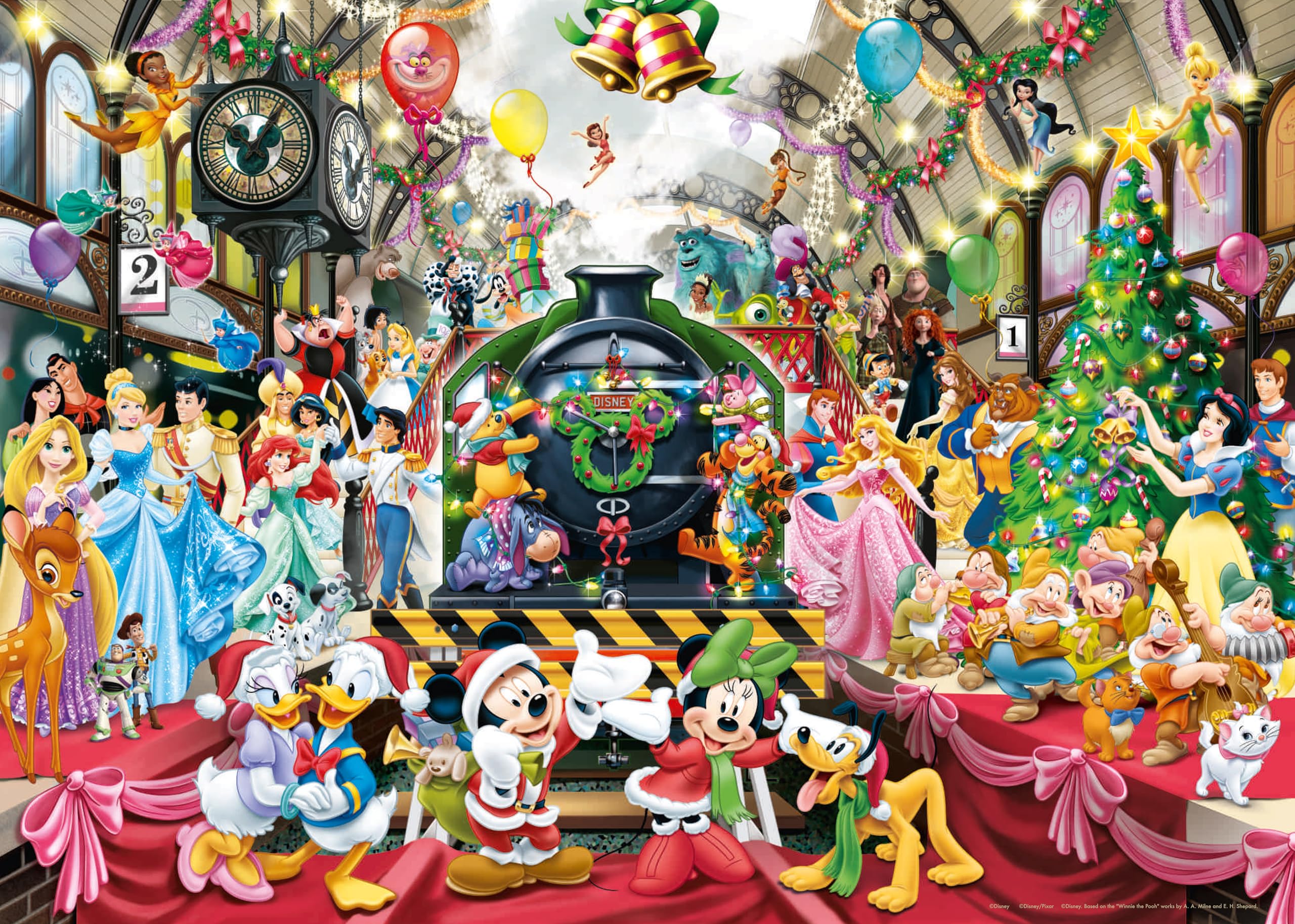 Ravensburger Disney All Aboard for Christmas 1000-Piece Jigsaw Puzzle