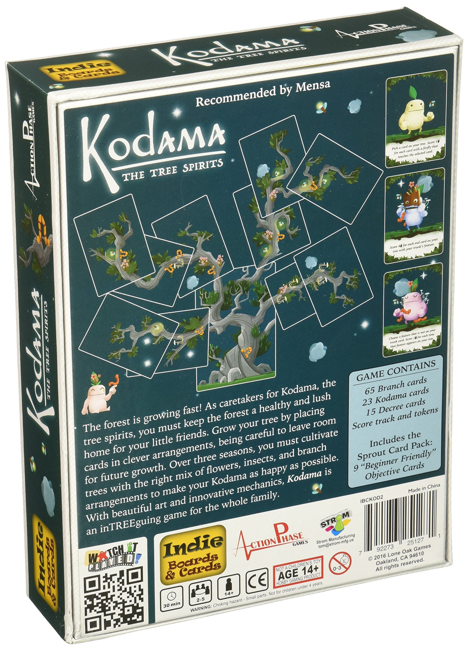 Indie Boards and Cards Kodama 2nd Edition Card Game | 2-5 Players | 30 Min Playtime | Ages 14+
