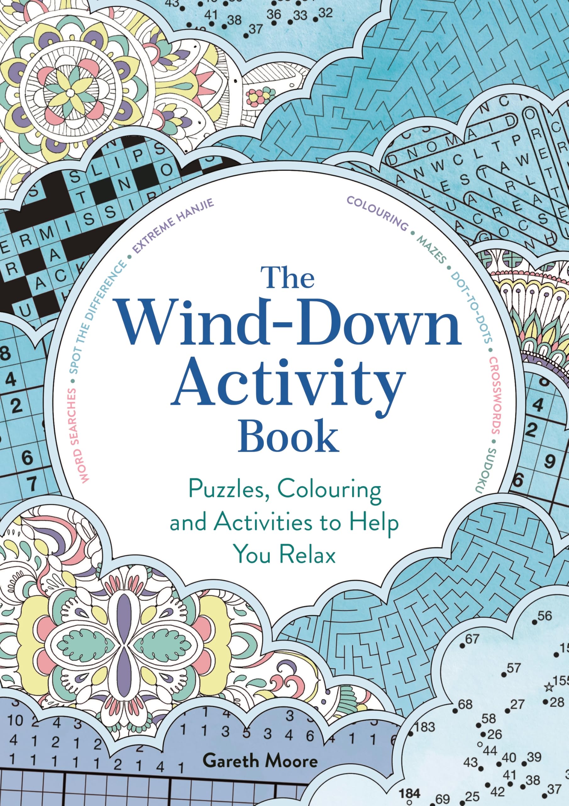 Michael O'Mara Books The Wind-Down Activity Book - 120 Puzzles & Colouring Activities for Relaxation