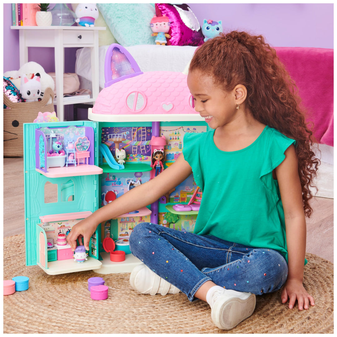 Gabby’s Dollhouse Bakey with Cakey Kitchen Playset - Spinning Cake & 2 Surprise Deliveries, Ages 3+